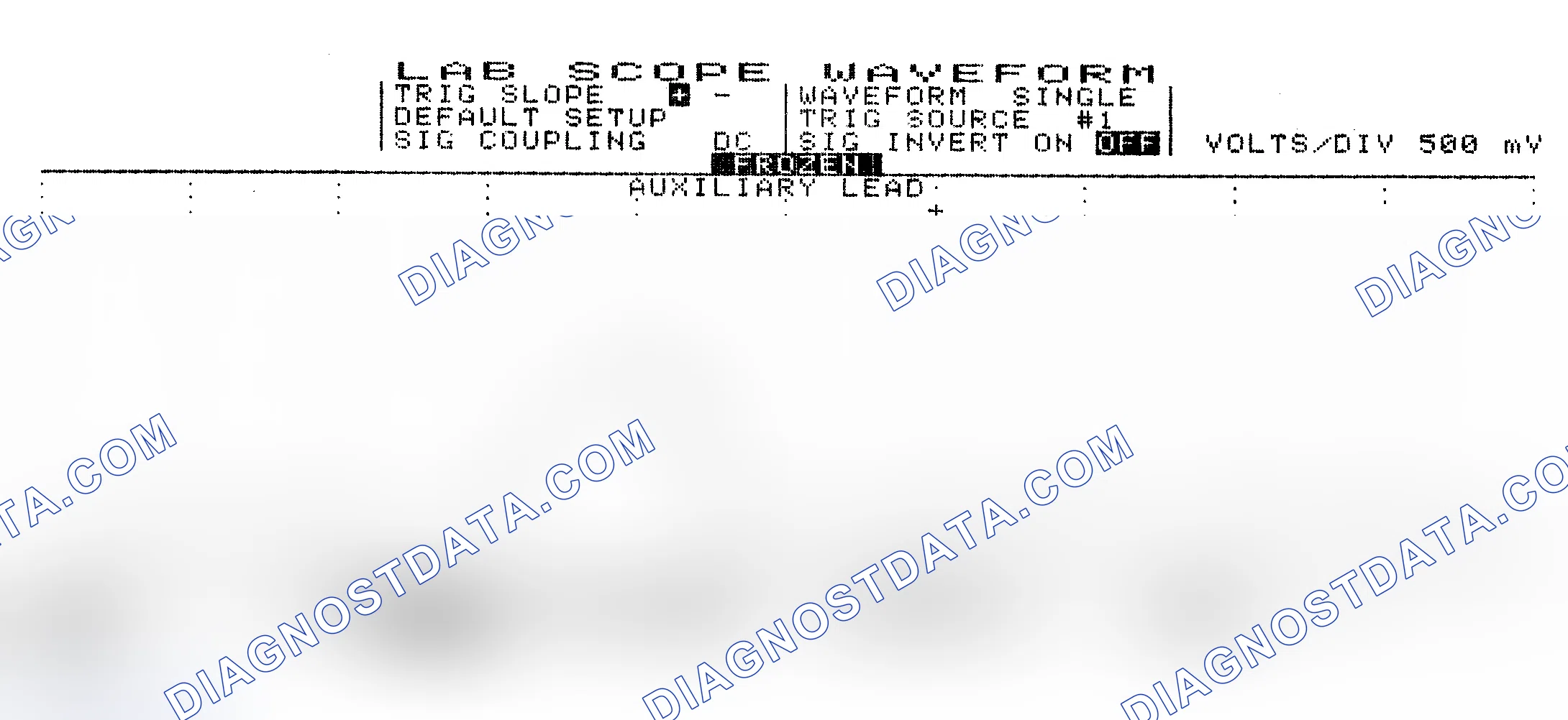 Scheme 10: Single Injector w/Excessive Current Flow - Current Pattern