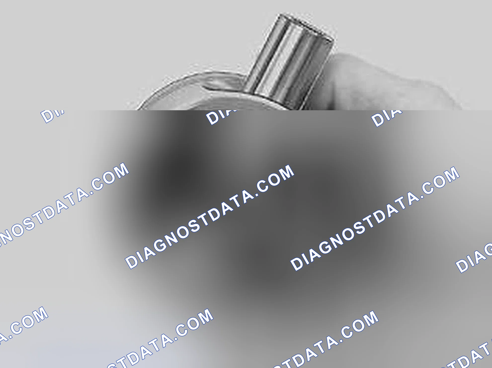 Scheme 393: Checking the alignment of the piston pins in the pistons
