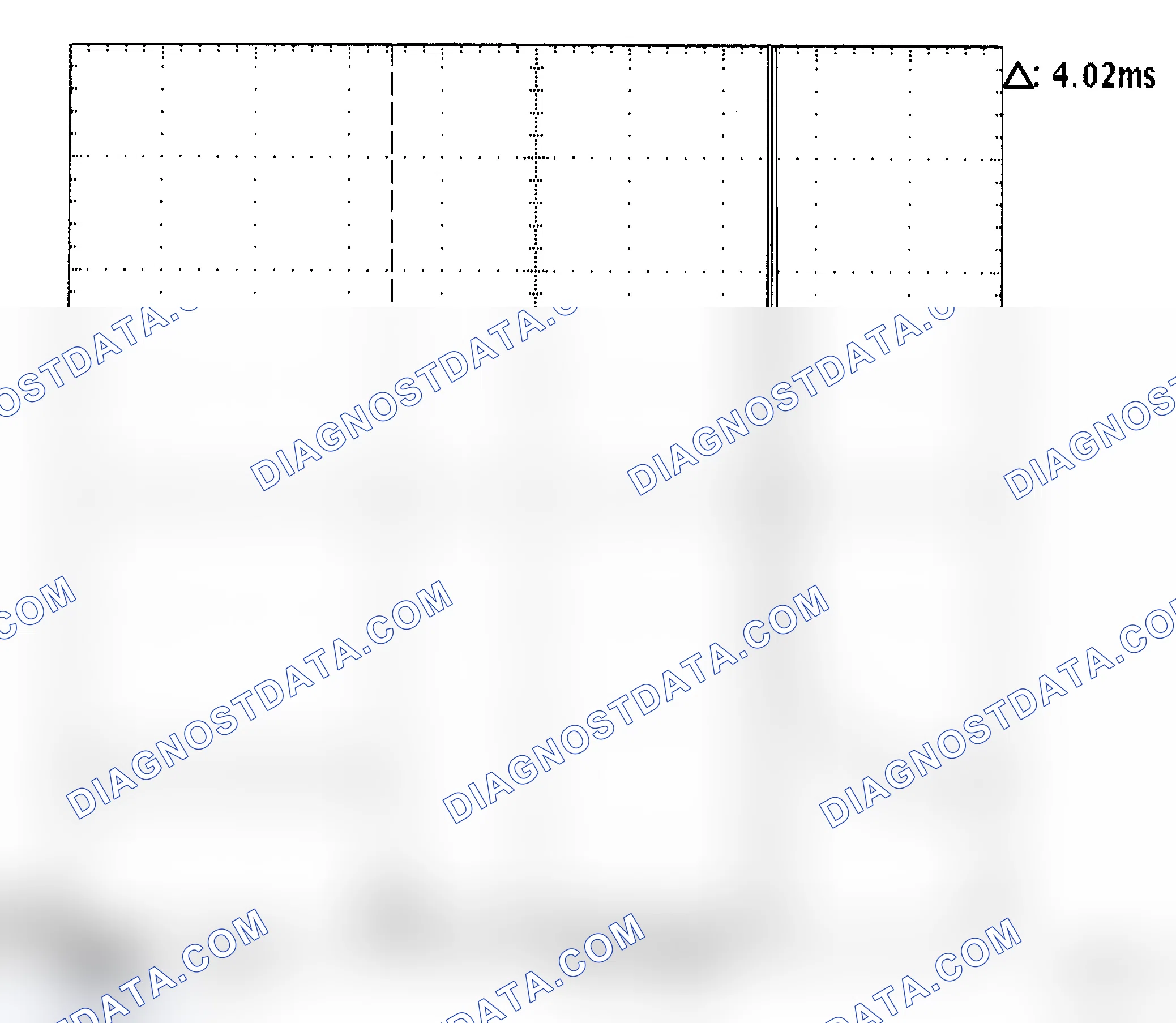 Scheme 3: Injector Waveform (Voltage) - Cursors Used - Known Good