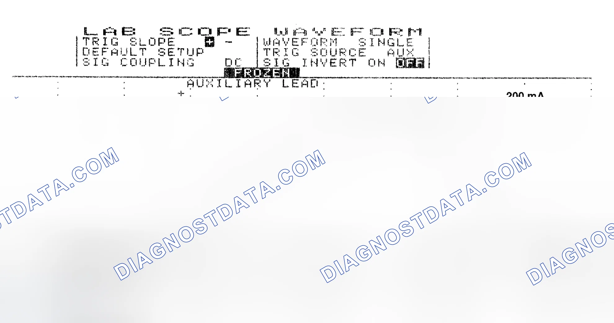Scheme 13: Single Injector w/Normal Current Flow - Current Pattern