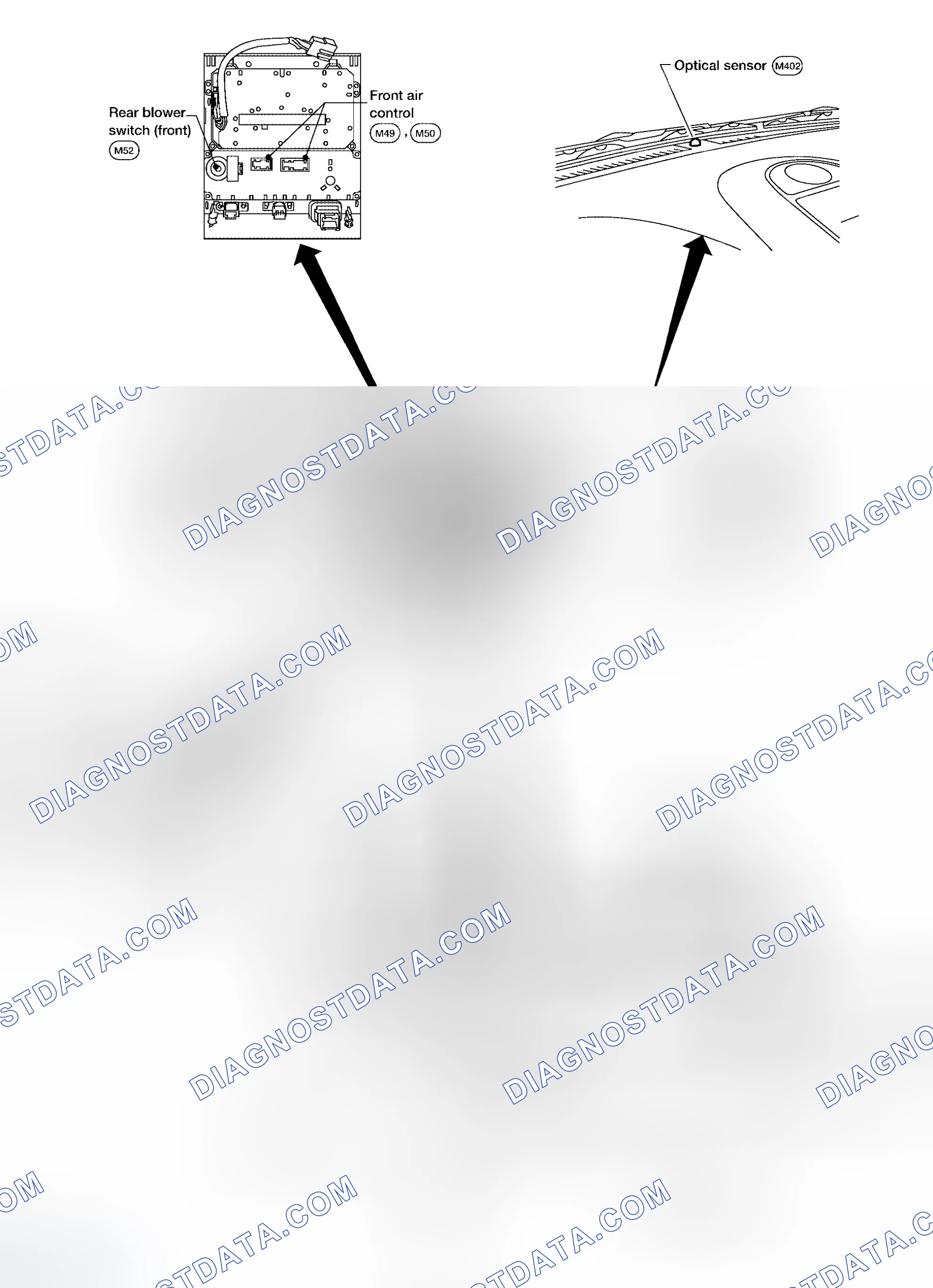 Scheme 201: FRONT PASSENGER COMPARTMENT