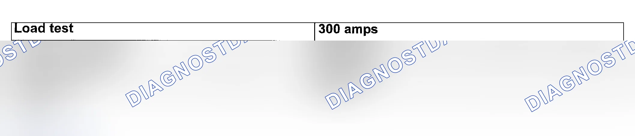 Scheme 75: LOAD TEST RATE CHART