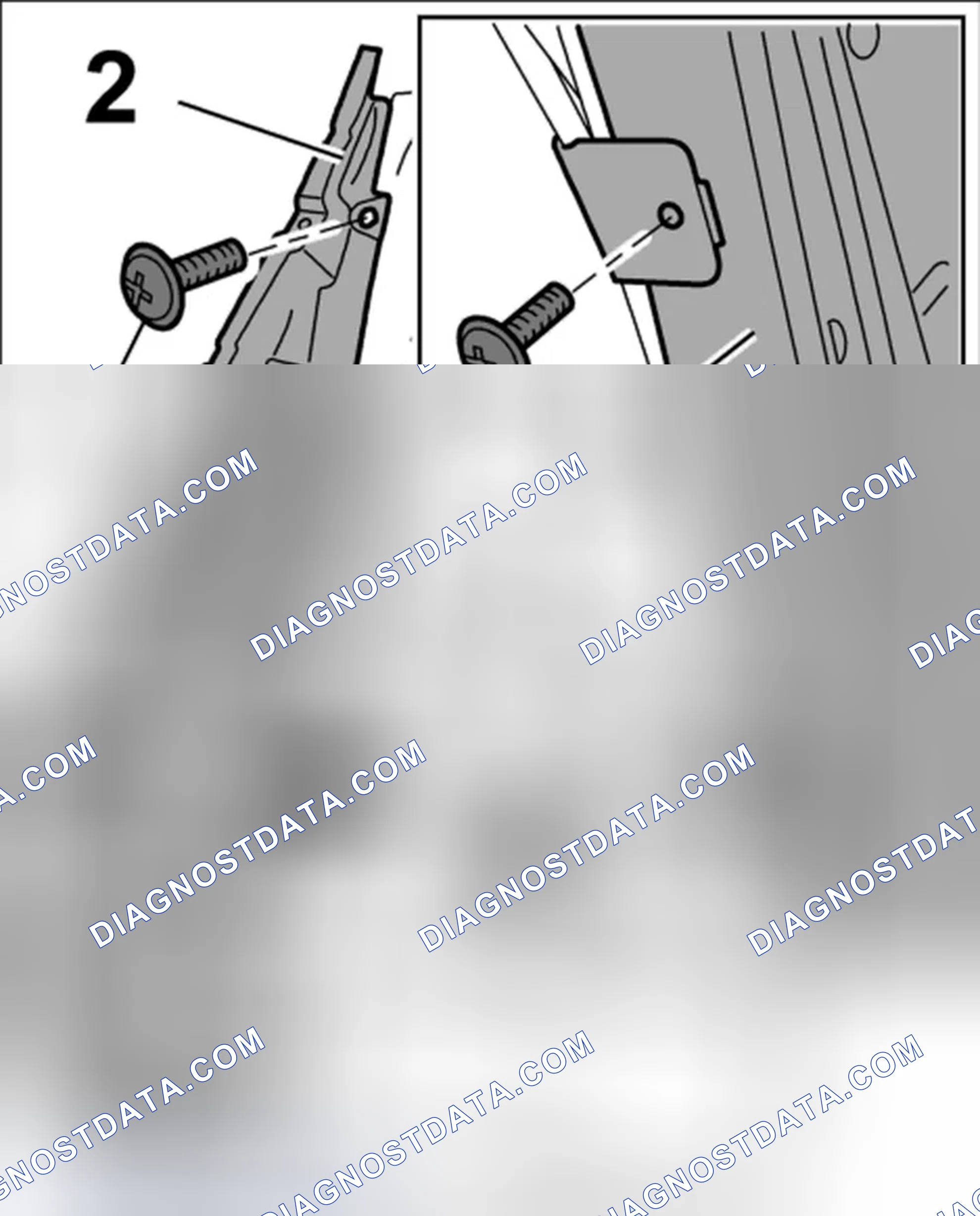 Scheme 95: Removing supports for backrest side parts
