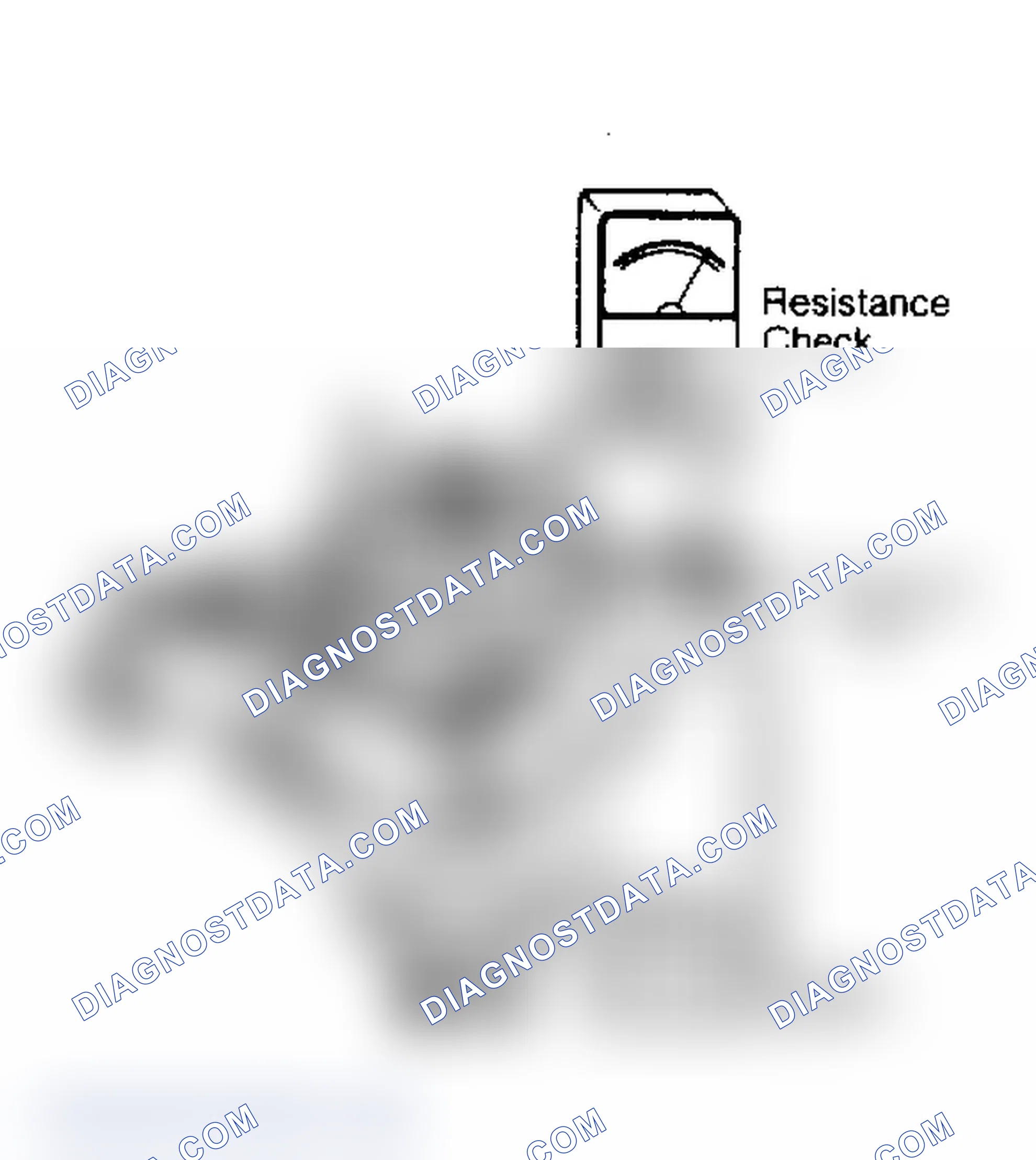 Scheme 13: Checking Distributor Pick-Up Coil Illustration applies to sealed module connector distributors only.