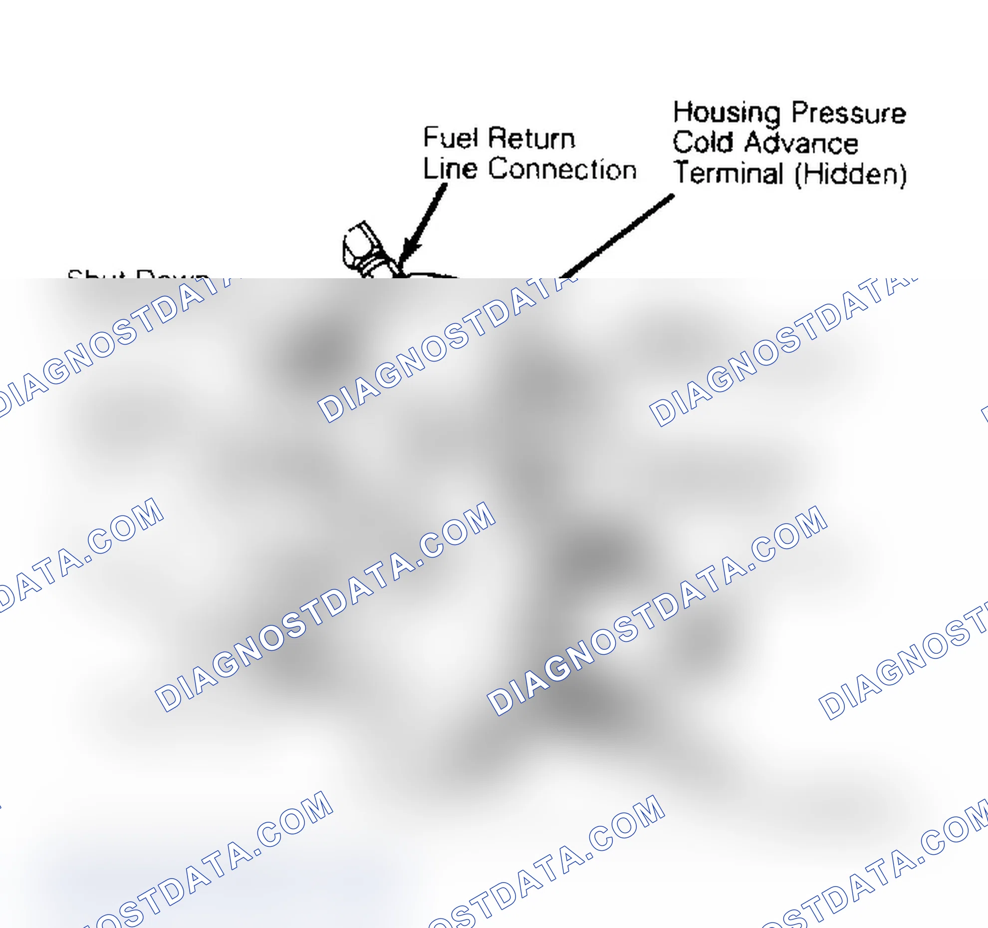 Scheme 1: DIESEL INJECTION PUMP