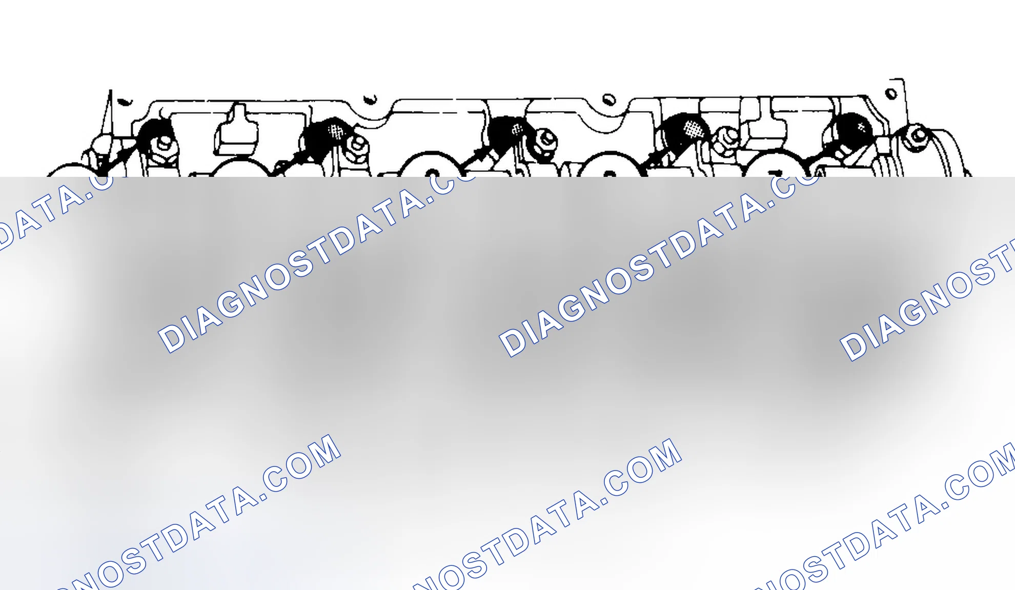 Scheme 7: Typical Cylinder Head Tightening or Loosening Sequence