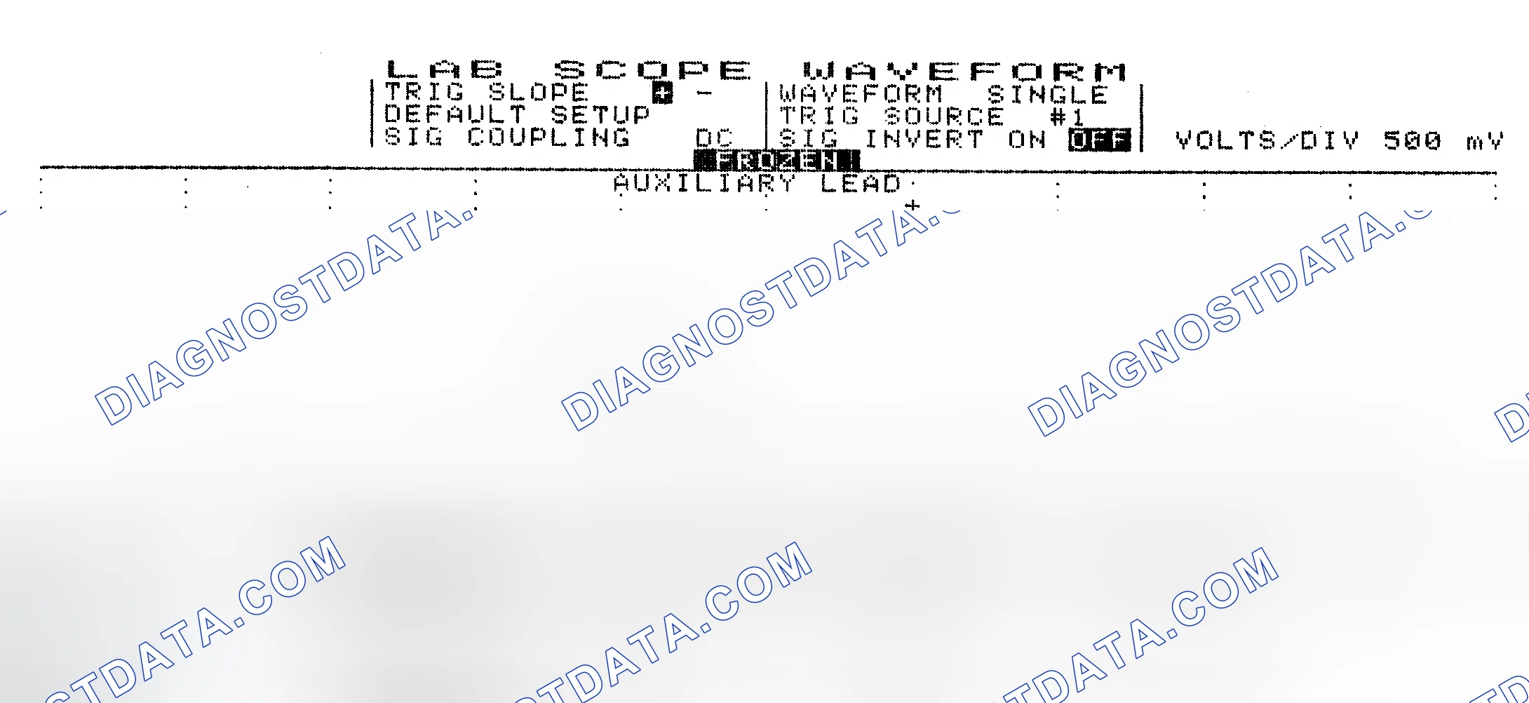 Scheme 10: Single Injector w/Excessive Current Flow - Current Pattern