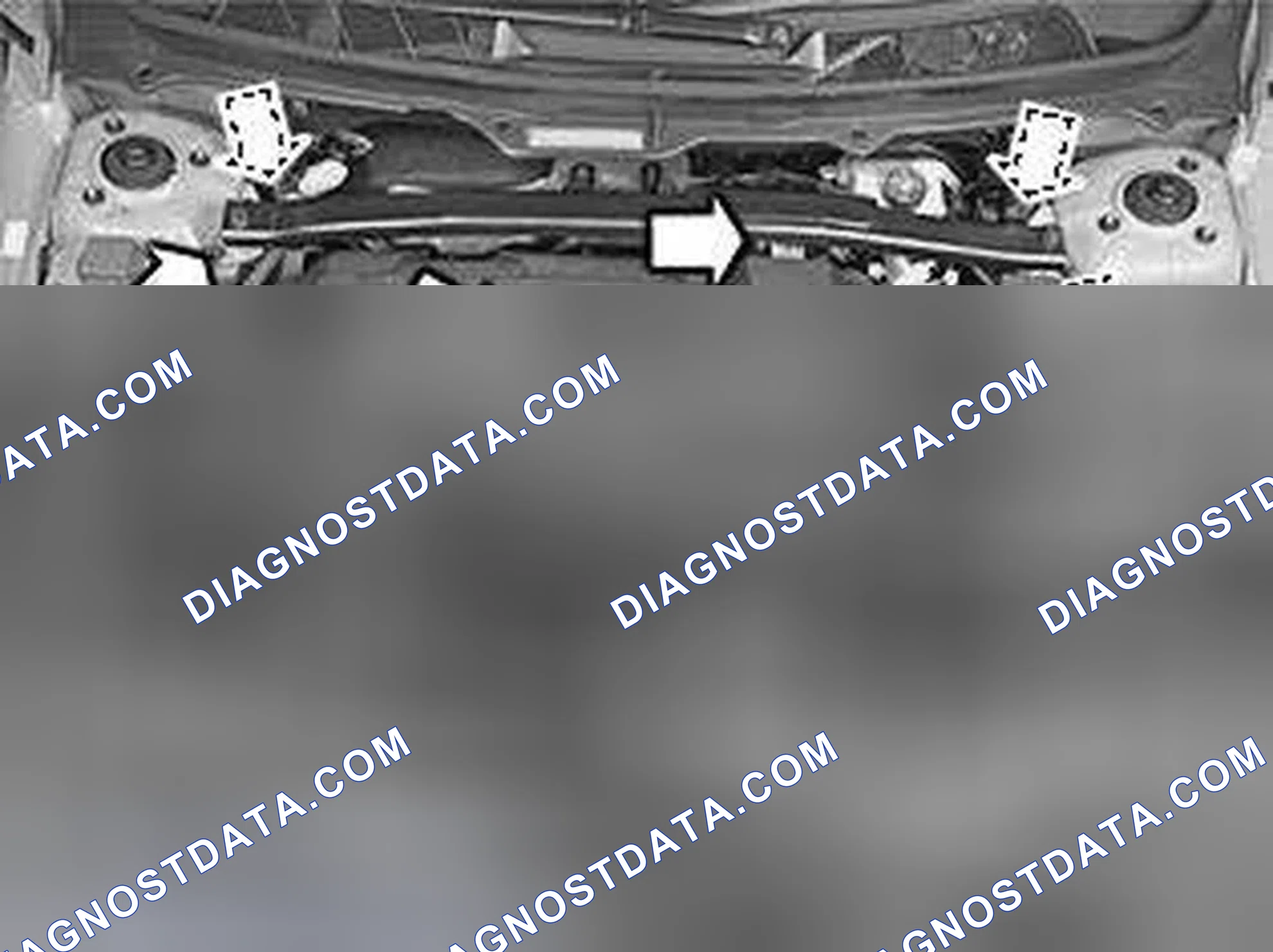 Scheme 1498: Removing engine compartment components