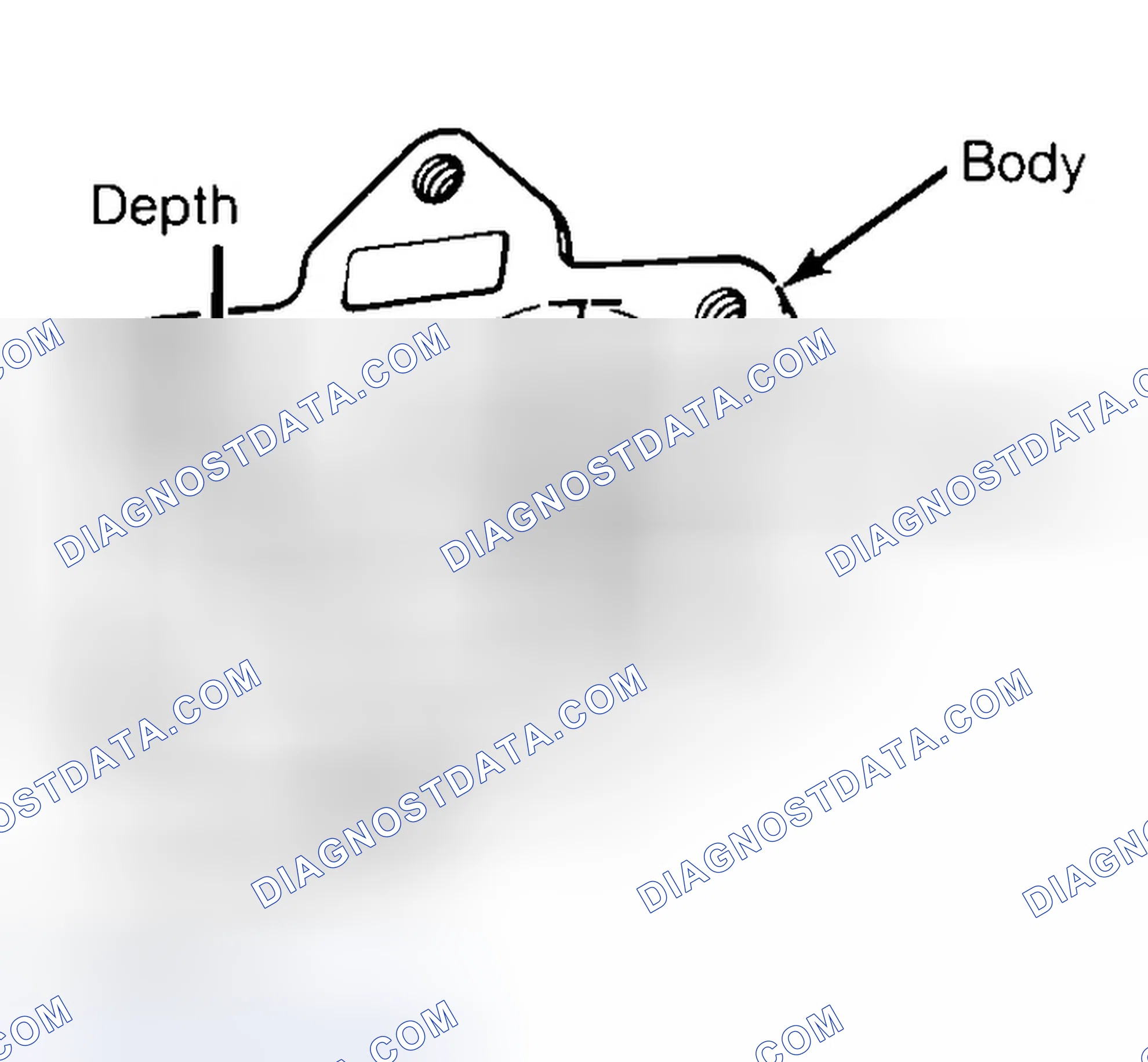 Scheme 35: Measuring Oil Pump Gear Cavity