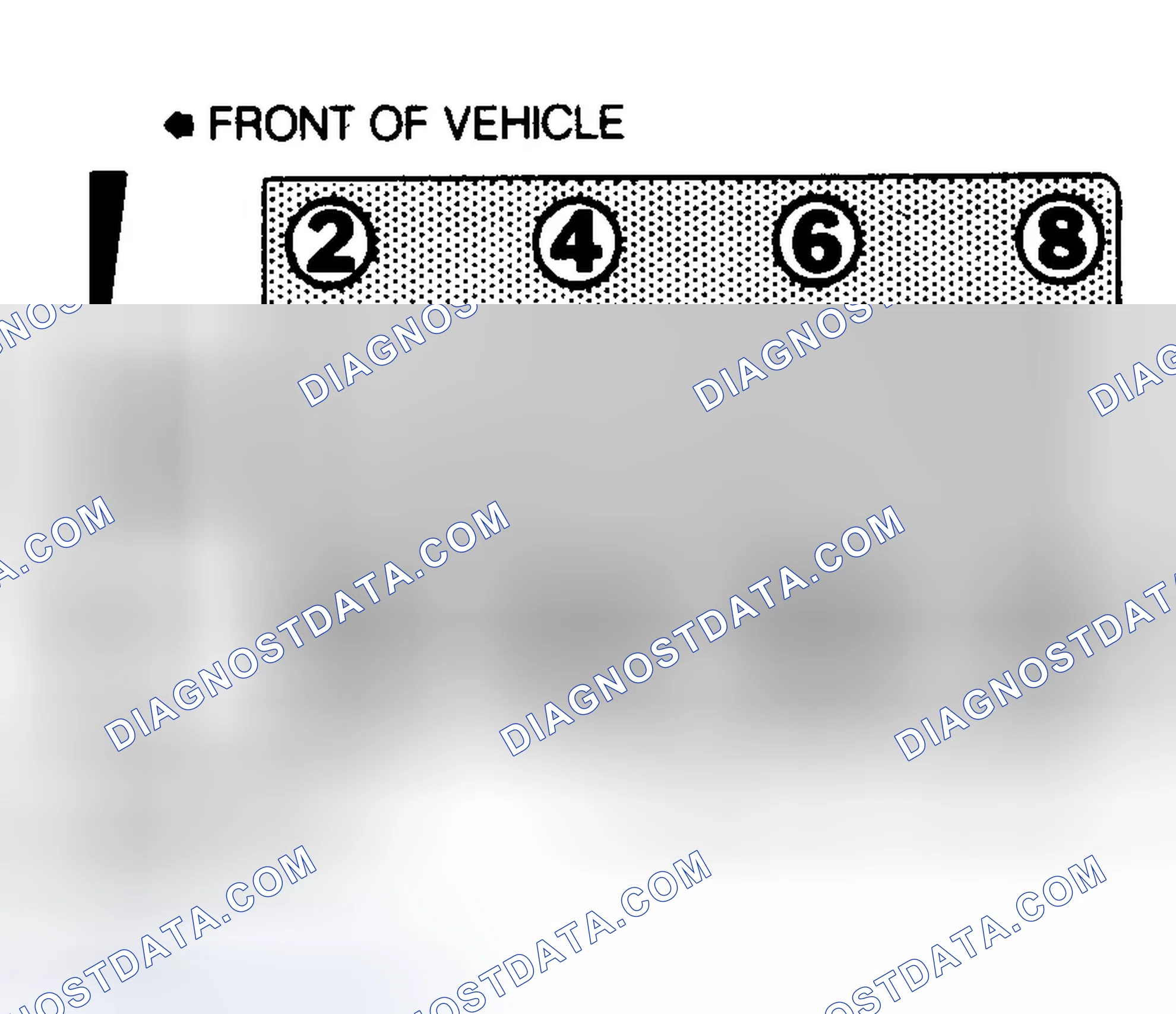 Scheme 7: Firing Order (6.2L & 6.5L Diesel)