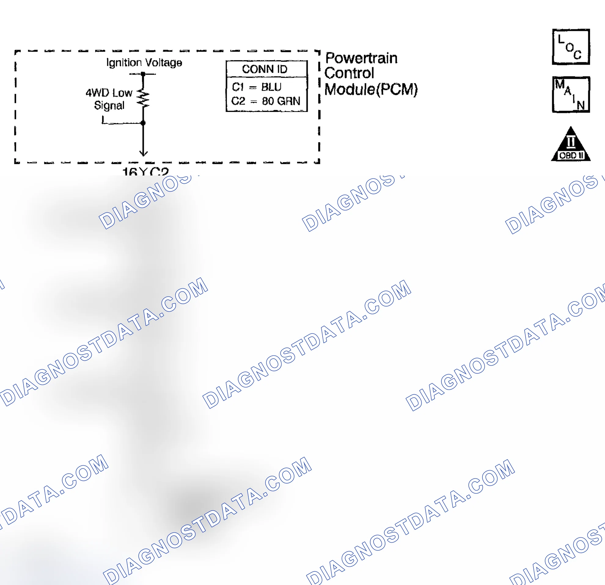 Scheme 337: DTC P1875: Open, Short To Ground Or Short To Power In The 4WD Low Circuit