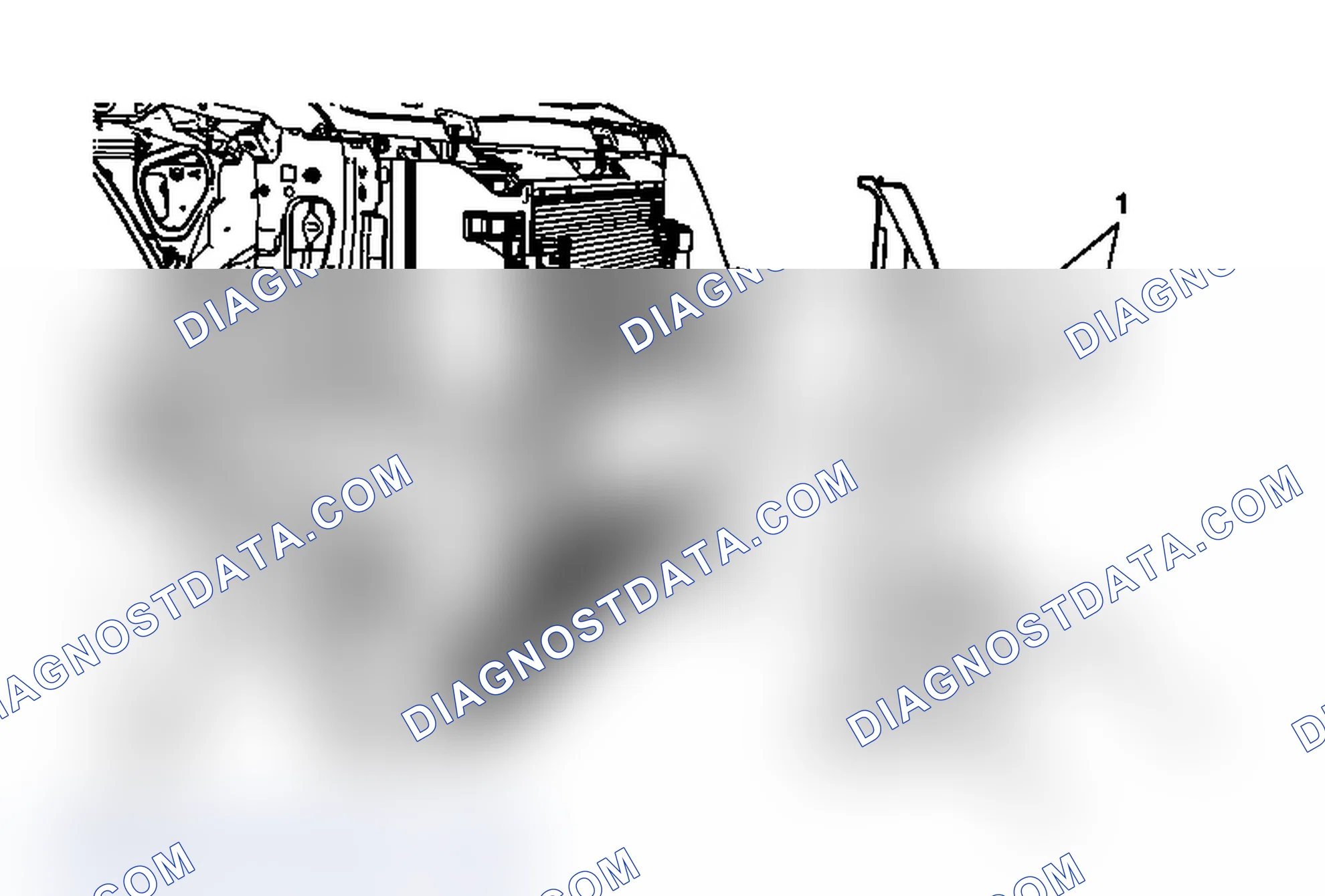 Scheme 42: Radiator Air Side Baffle Replacement - Right Side