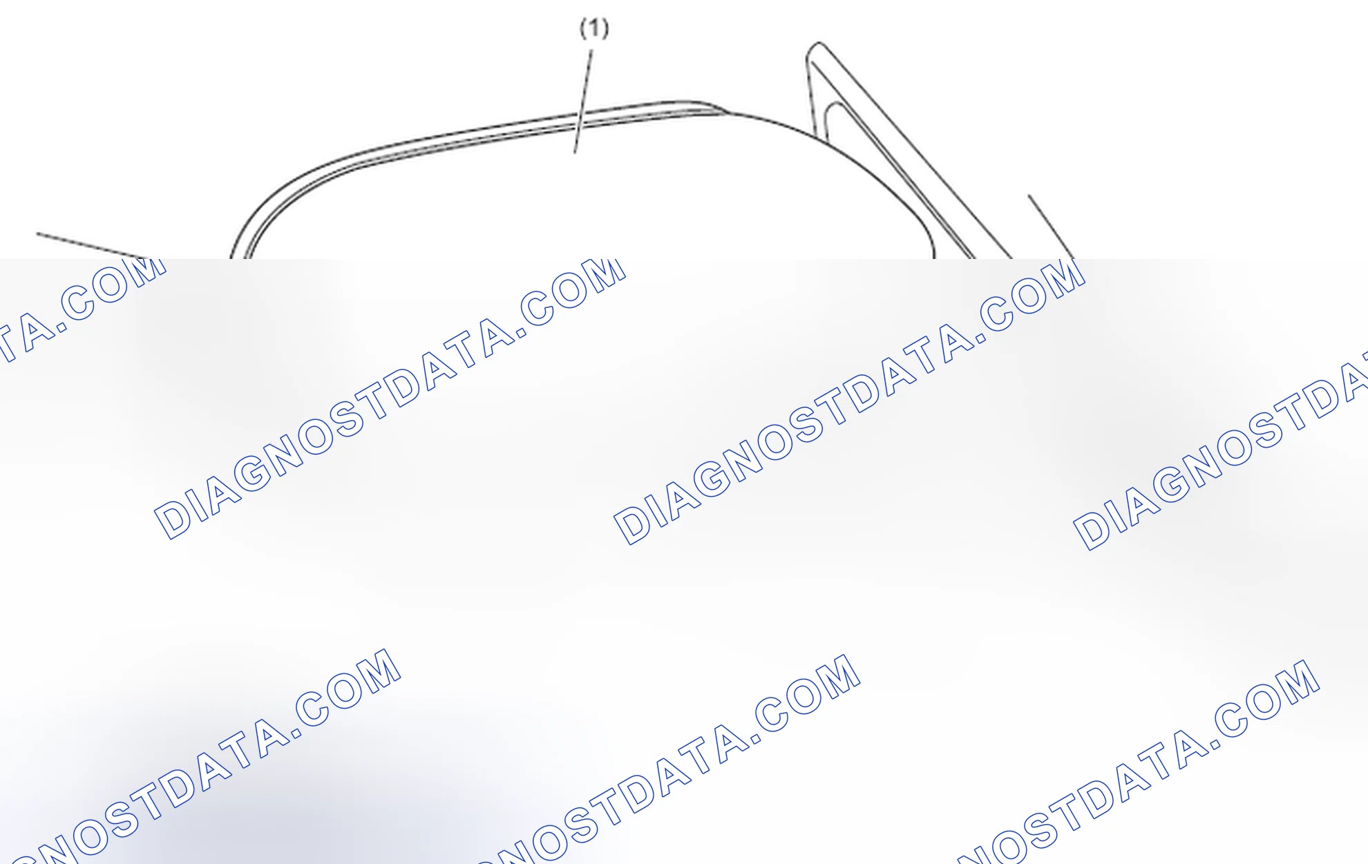 Scheme 4: Identifying Door Mirror Scalp Cap, Groove And Side Turn Signal Light