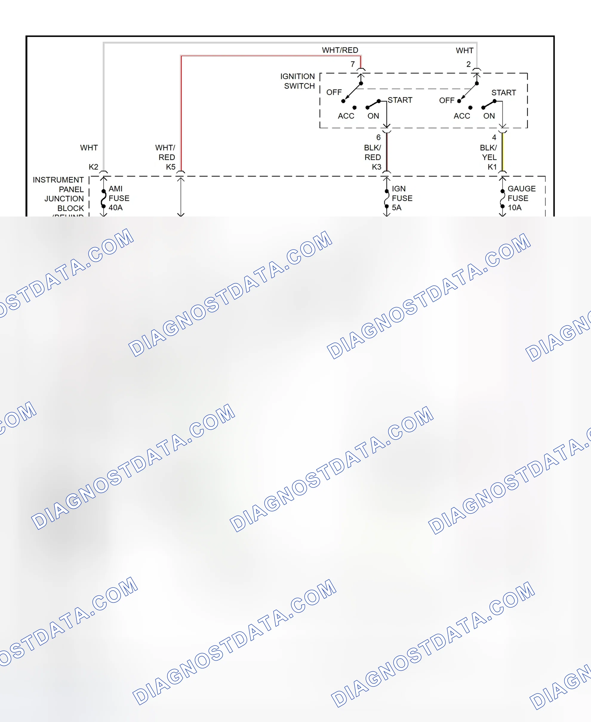 Scheme 3: Charging System Wiring Diagram (Camry - 2.2L CNG)