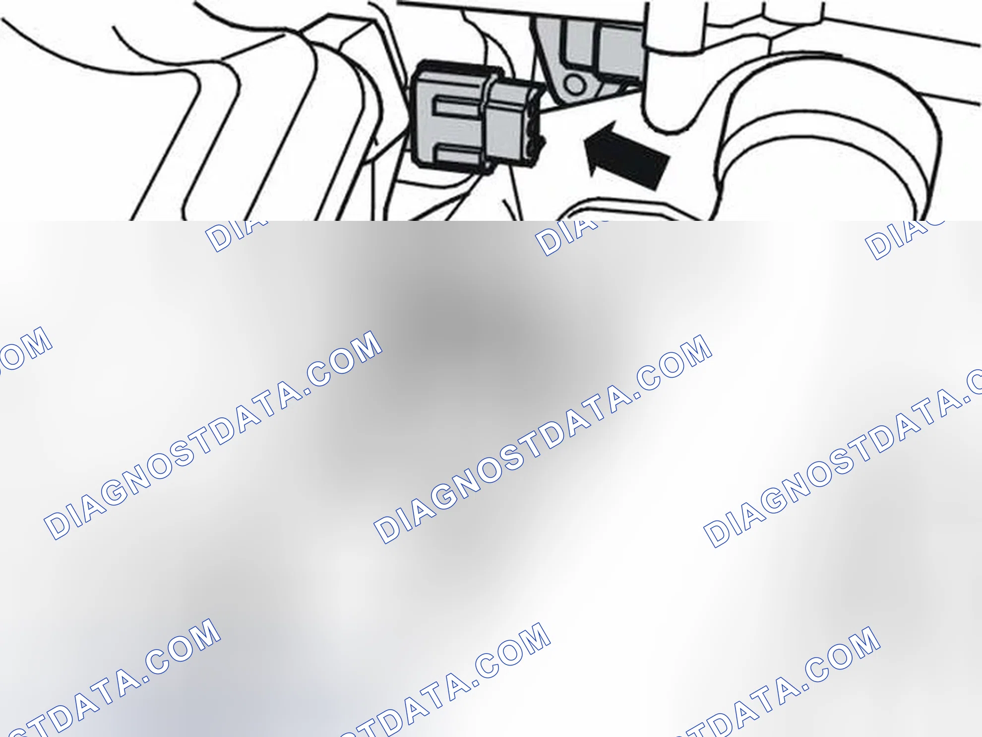 Scheme 55: REMOVING THE COOLANT TEMPERATURE SENSOR