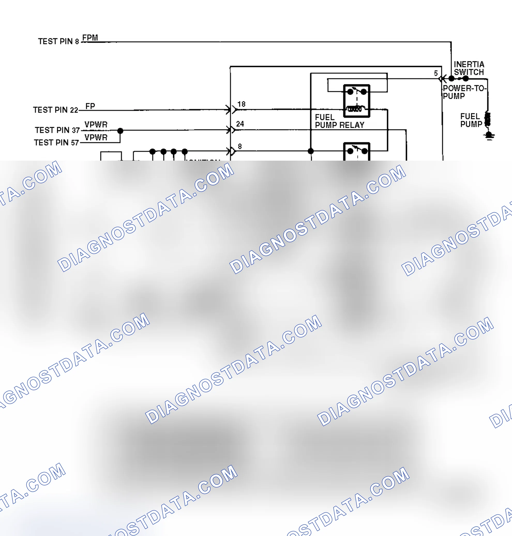 Scheme 7: Electric Cooling Fan 2.5L CFI & 3.0L EFI Automatic Transaxle W/OD
