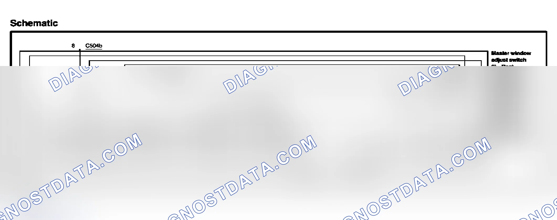 Scheme 13: Master window adjust switch