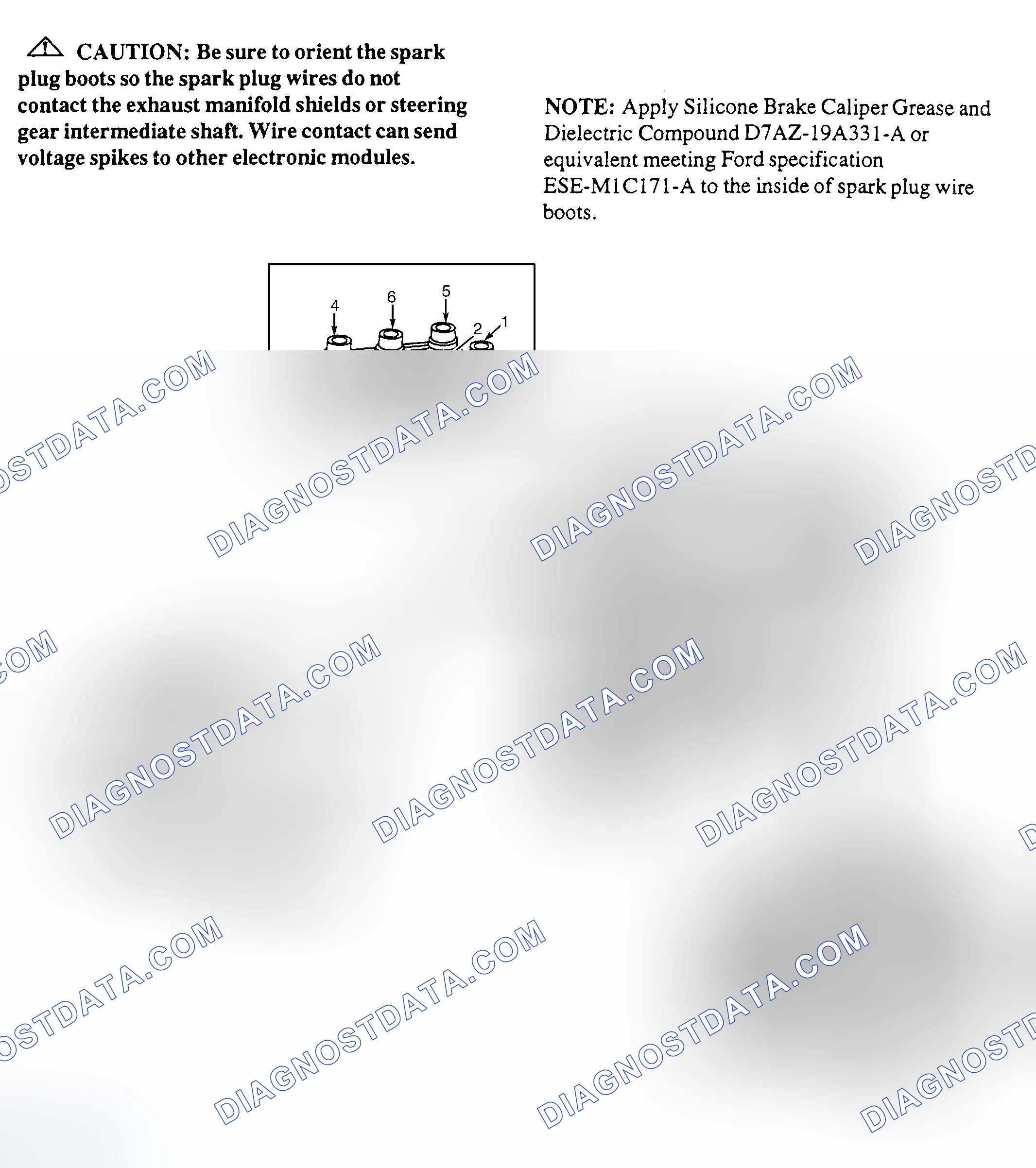 Scheme 11: Spark Plug Wire Routing (4.0L - VIN "E")