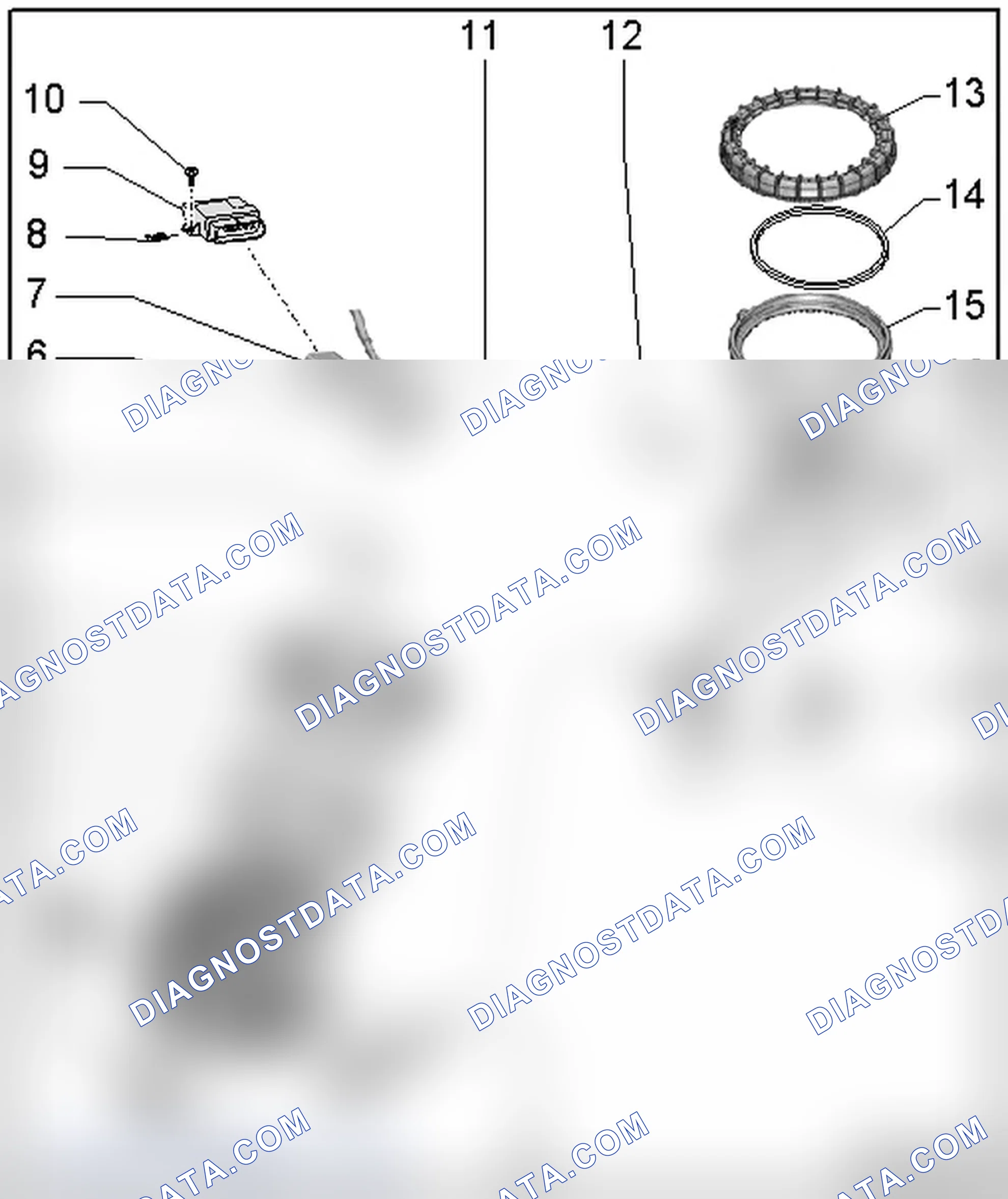 Scheme 7: FUEL DELIVERY UNIT AND FUEL LEVEL SENSOR OVERVIEW