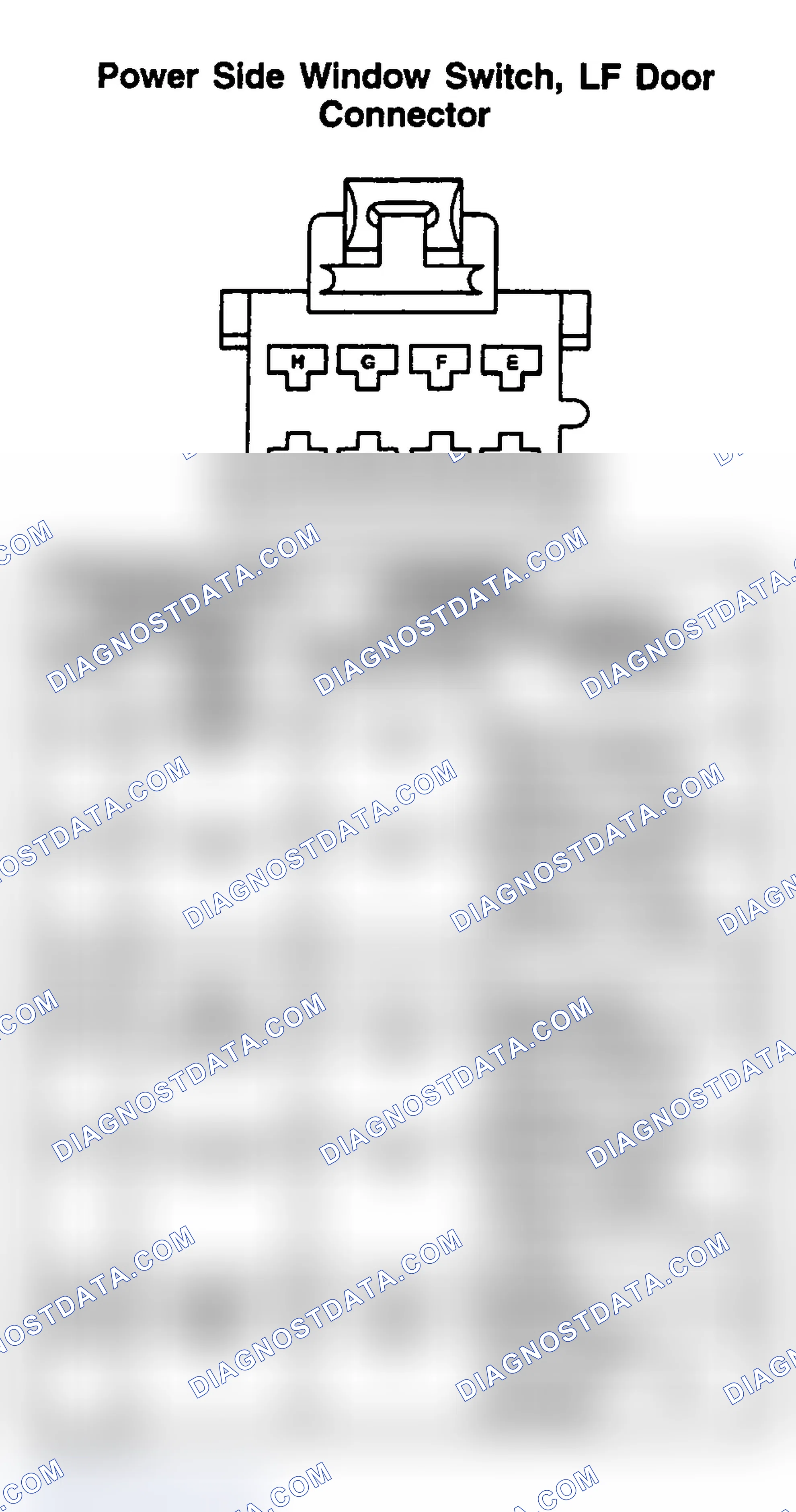 Scheme 226: POWER SIDE WINDOW SWITCH (LF DOOR)