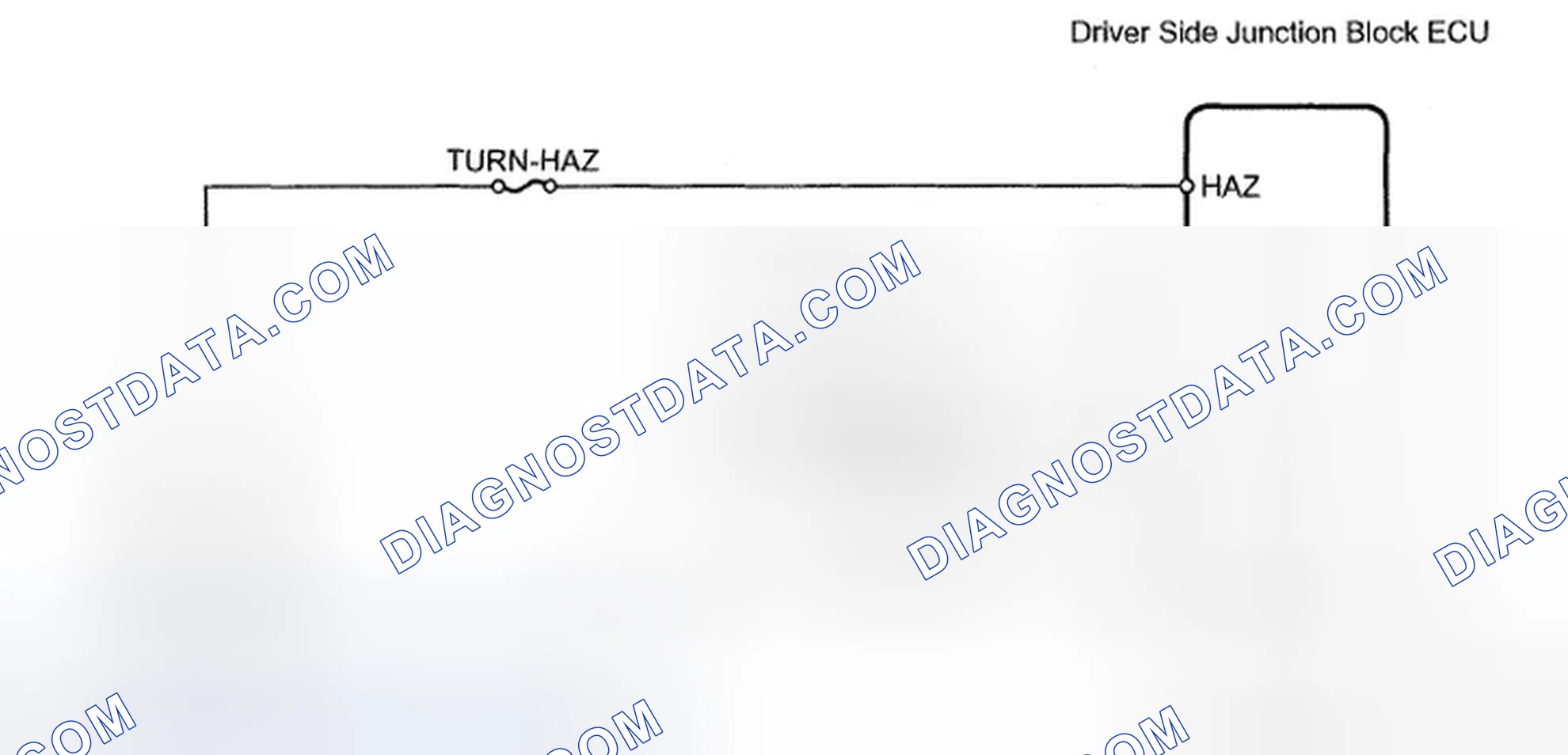 Scheme 47: Hazard Warning Switch - Wiring Diagram