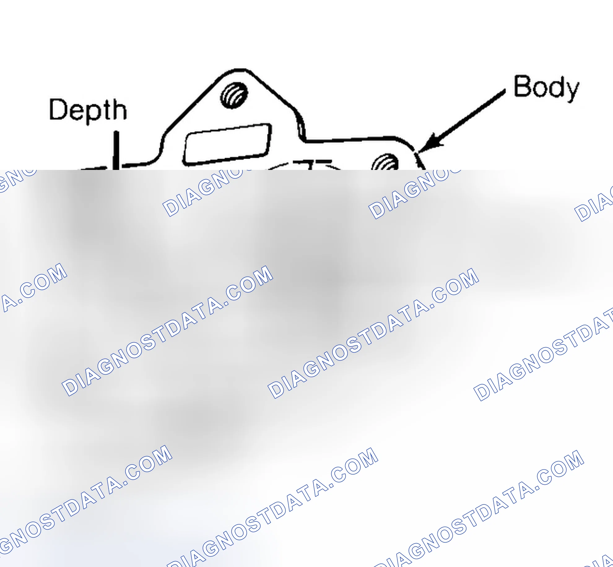Scheme 35: Measuring Oil Pump Gear Cavity