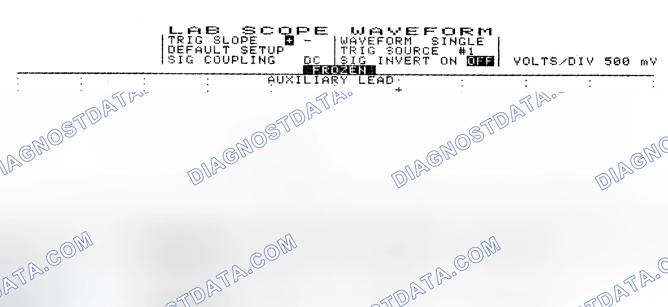 Scheme 10: Single Injector w/Excessive Current Flow - Current Pattern