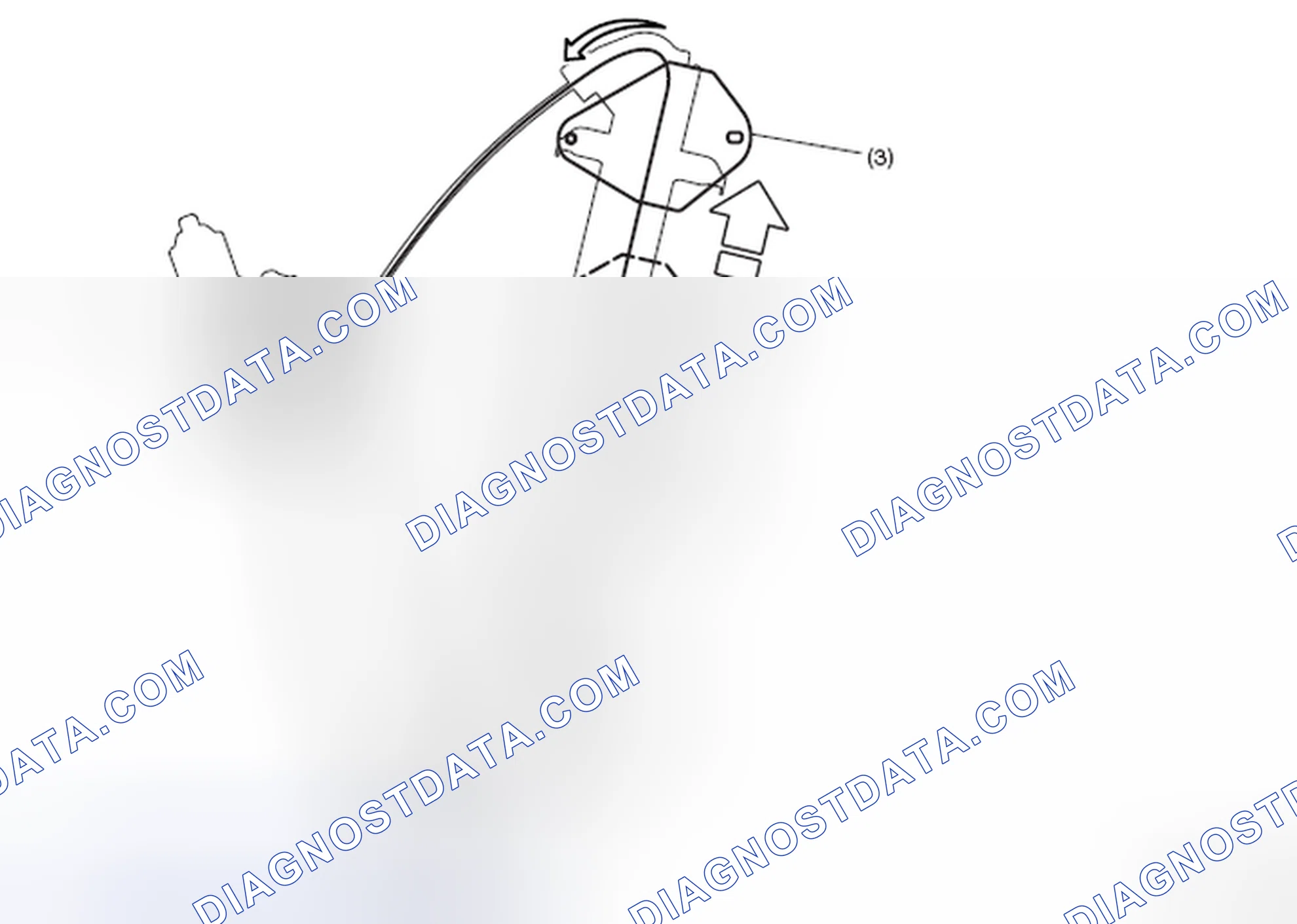 Scheme 2: Power Window Operation Diagram (Glass Moving Up)