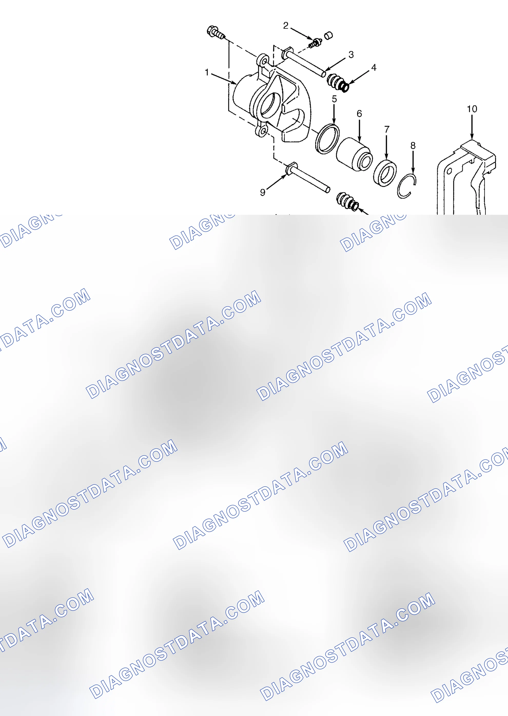 Scheme 52: REAR DISC BRAKE ASSEMBLY