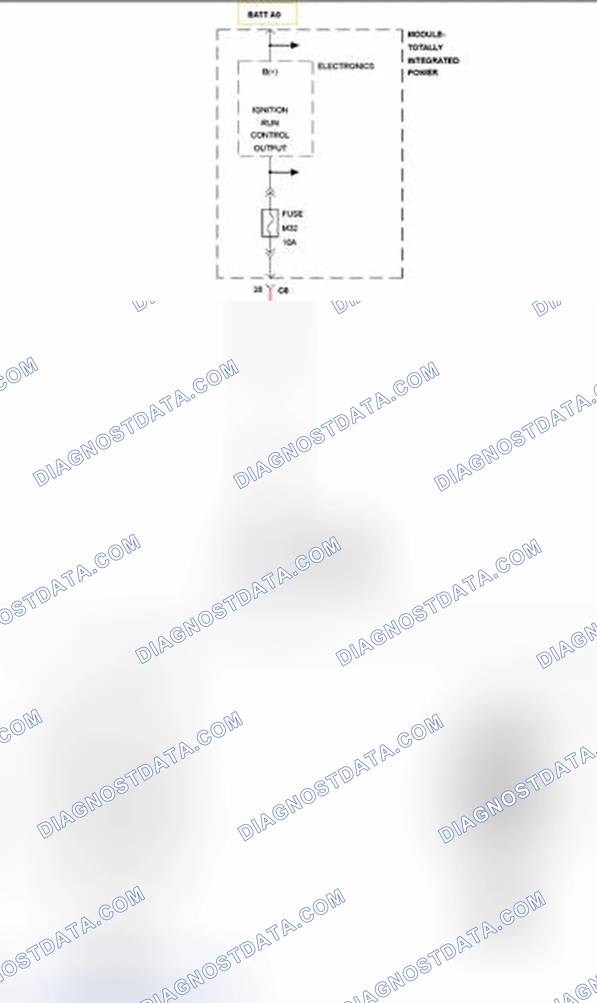 Scheme 140: B212D-13-IGNITION RUN ONLY INPUT-CIRCUIT OPEN