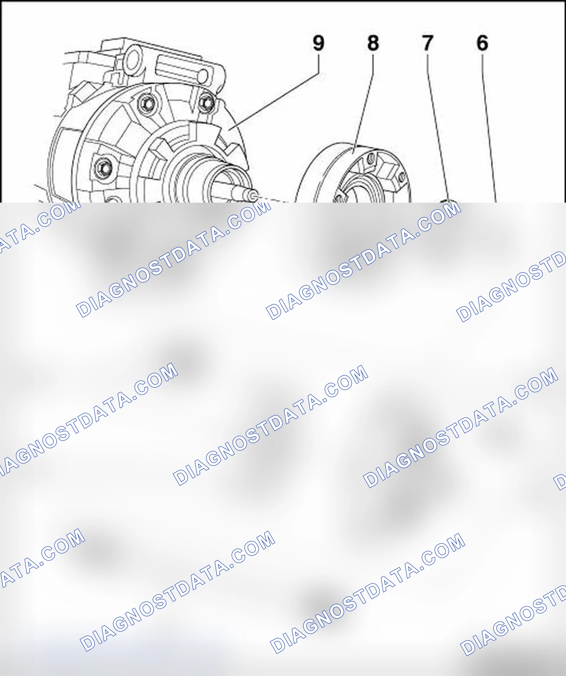 Scheme 247: A/C COMPRESSOR DRIVE UNIT OVERVIEW
