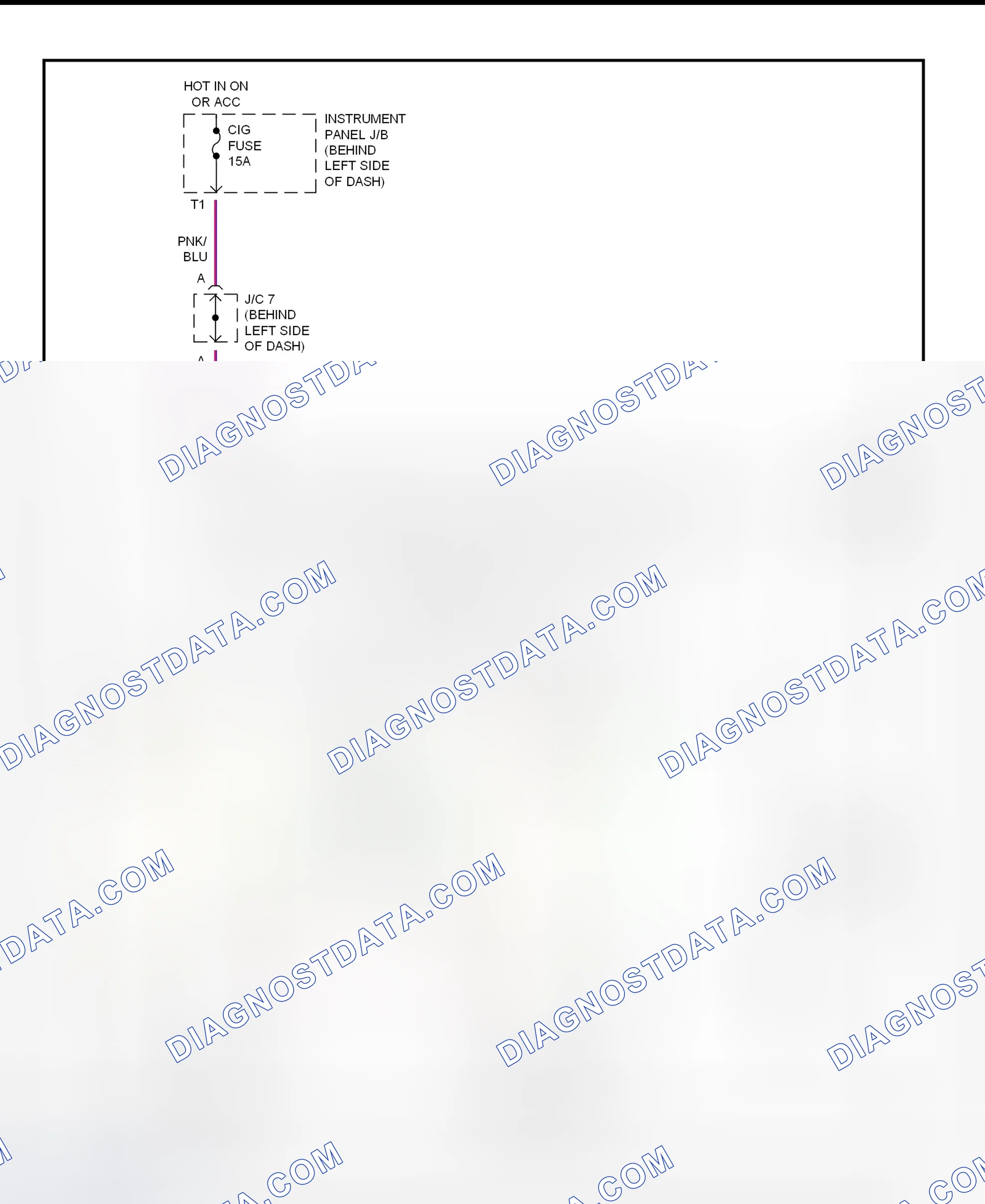 Scheme 2: Power Mirror System Wiring Diagram (ES300)