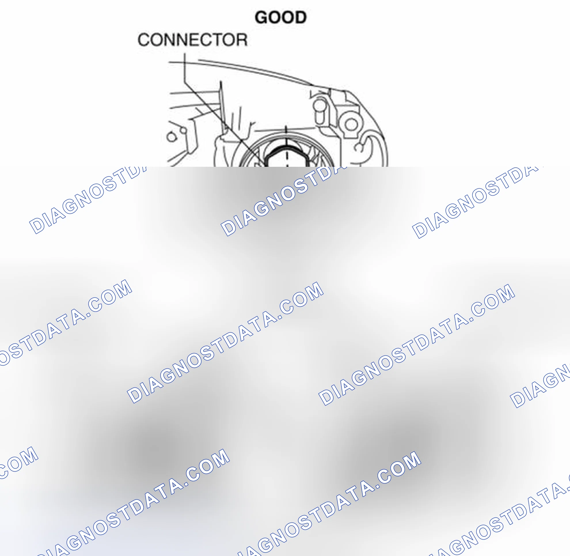 Scheme 41: Precaution For Discharge Headlight Connector
