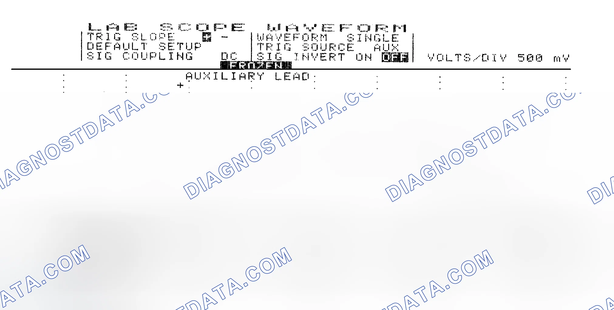 Scheme 14: Single Injector w/Excessive Current Flow - Current Pattern
