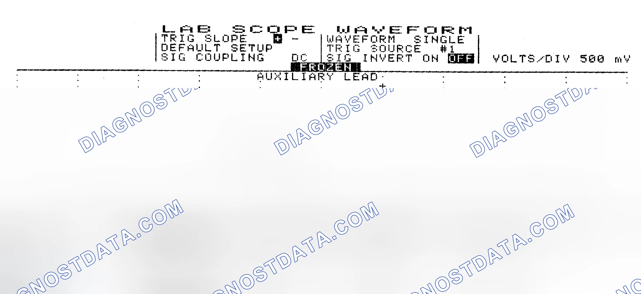 Scheme 10: Single Injector w/Excessive Current Flow - Current Pattern