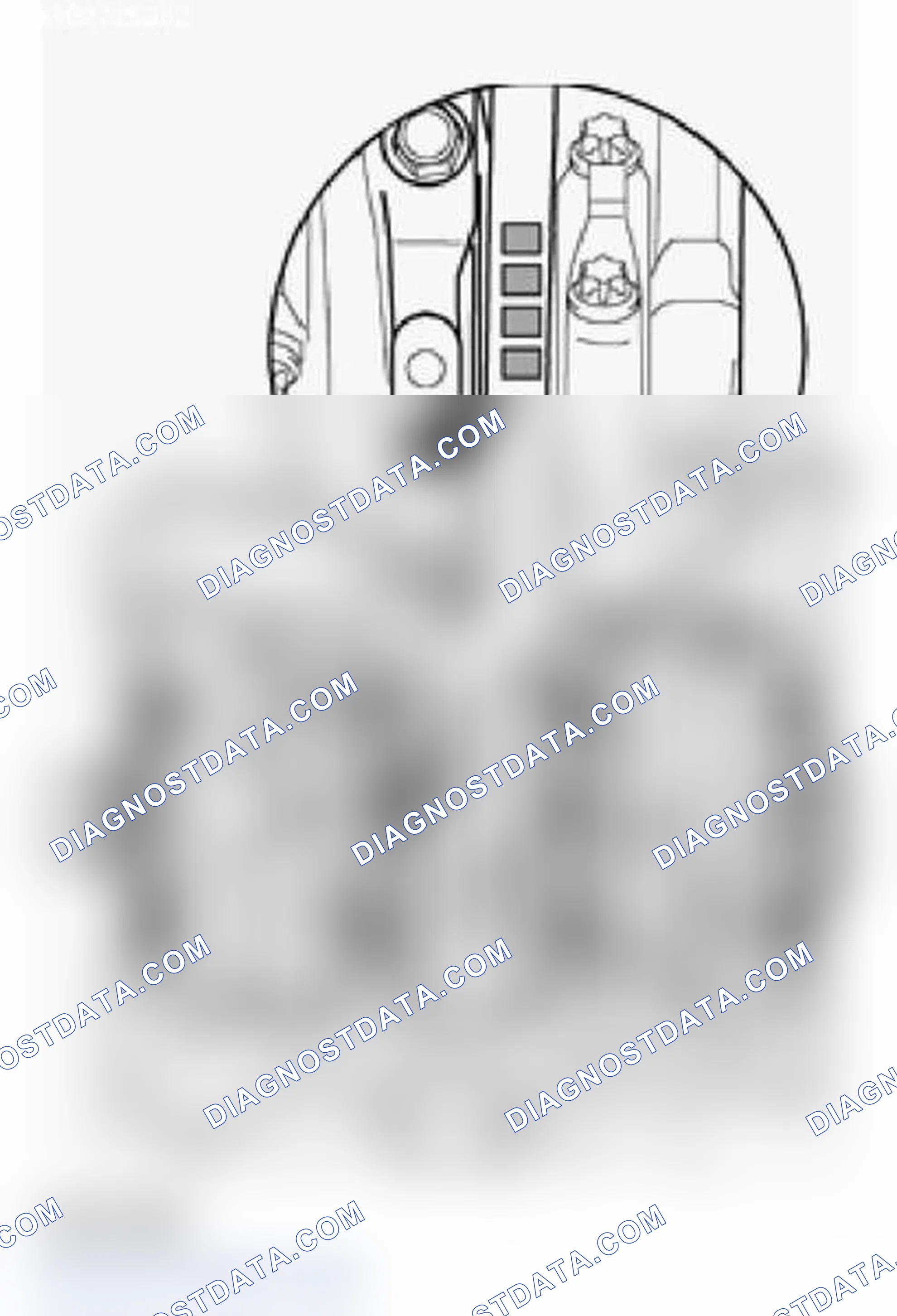 Scheme 353: Application of crankshaft bearing shells for bearing caps