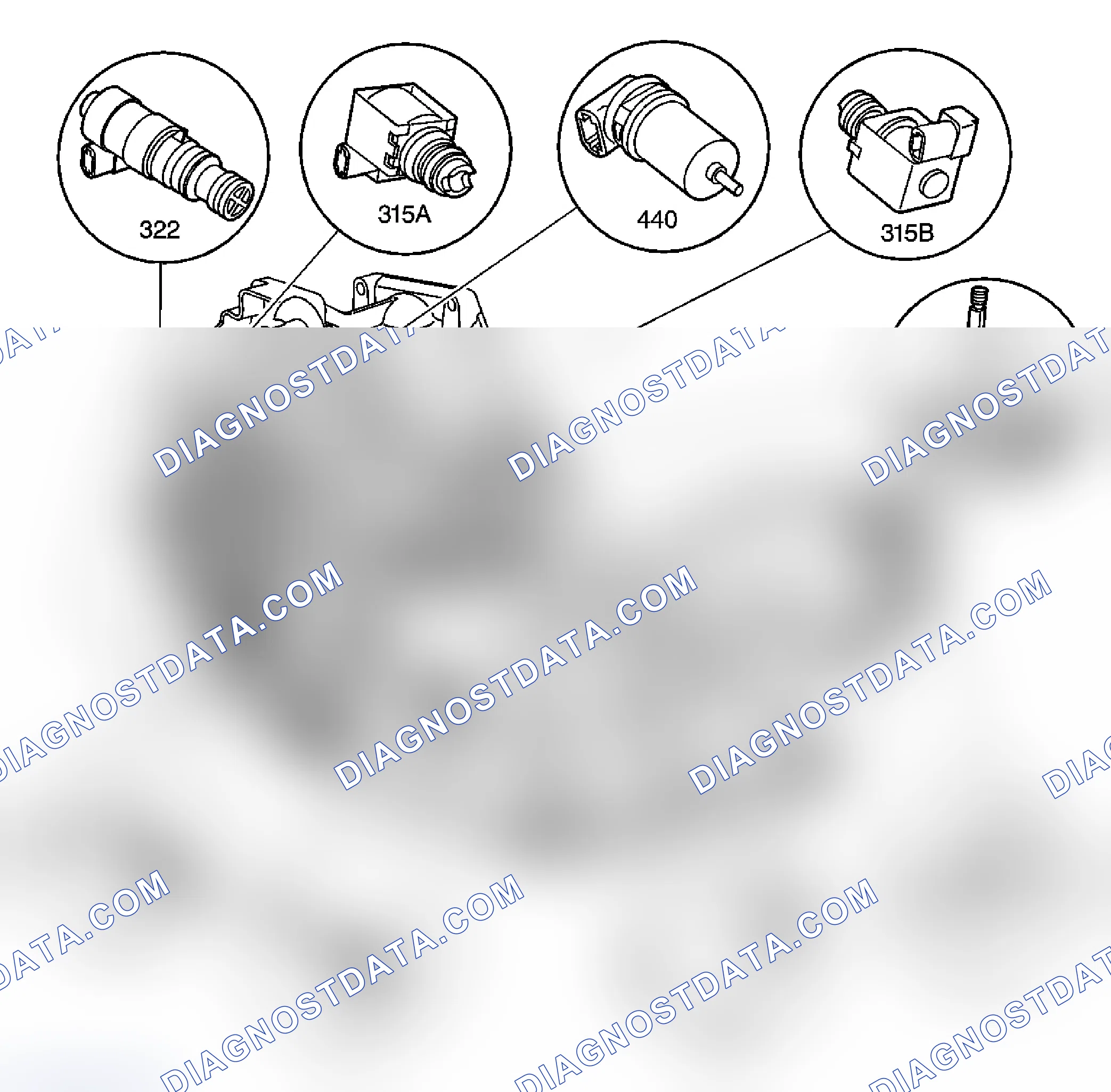 Scheme 45: Automatic Transmission Electronic Component Views