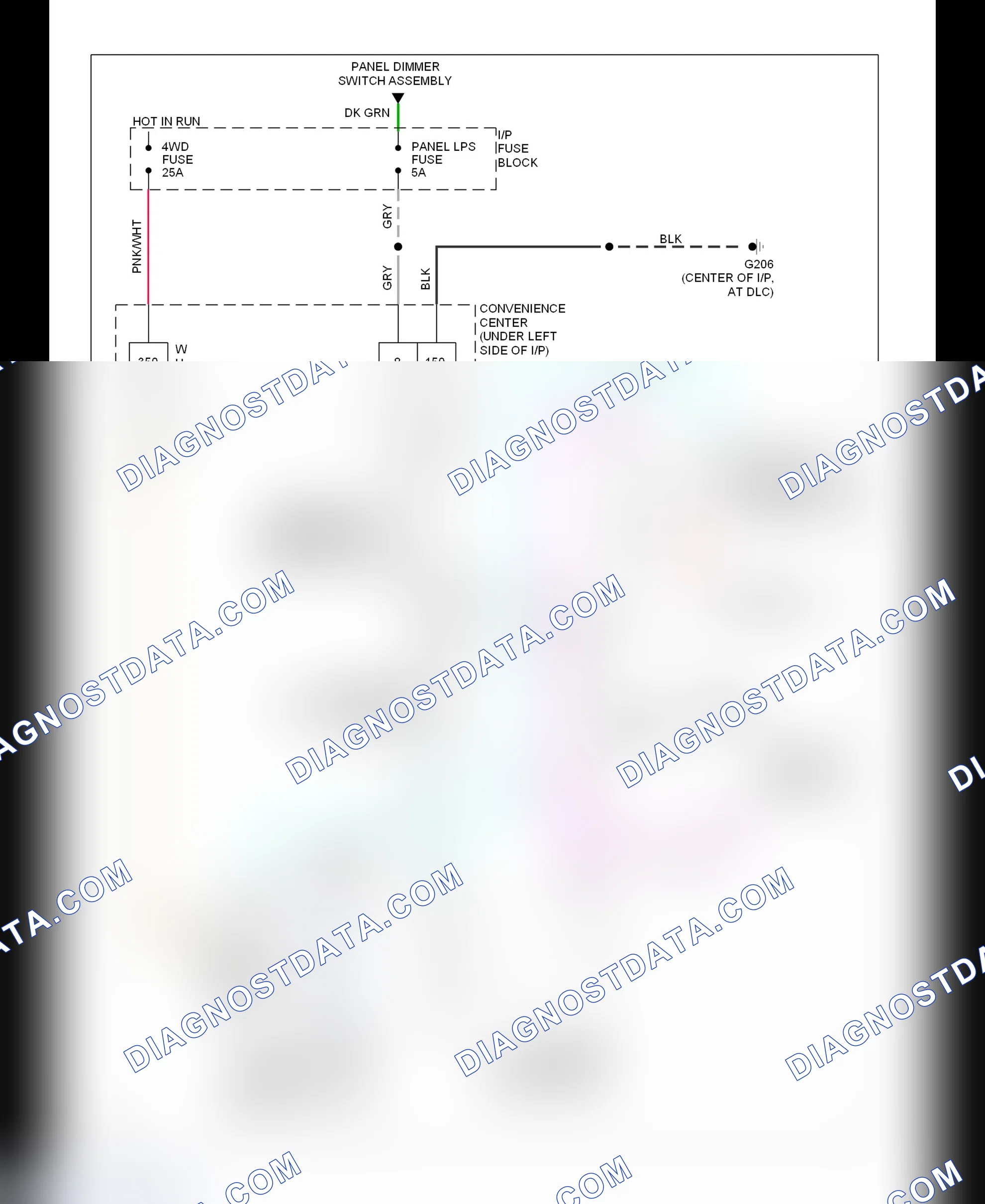 Scheme 10: Transfer Case Circuit (1994 K300)