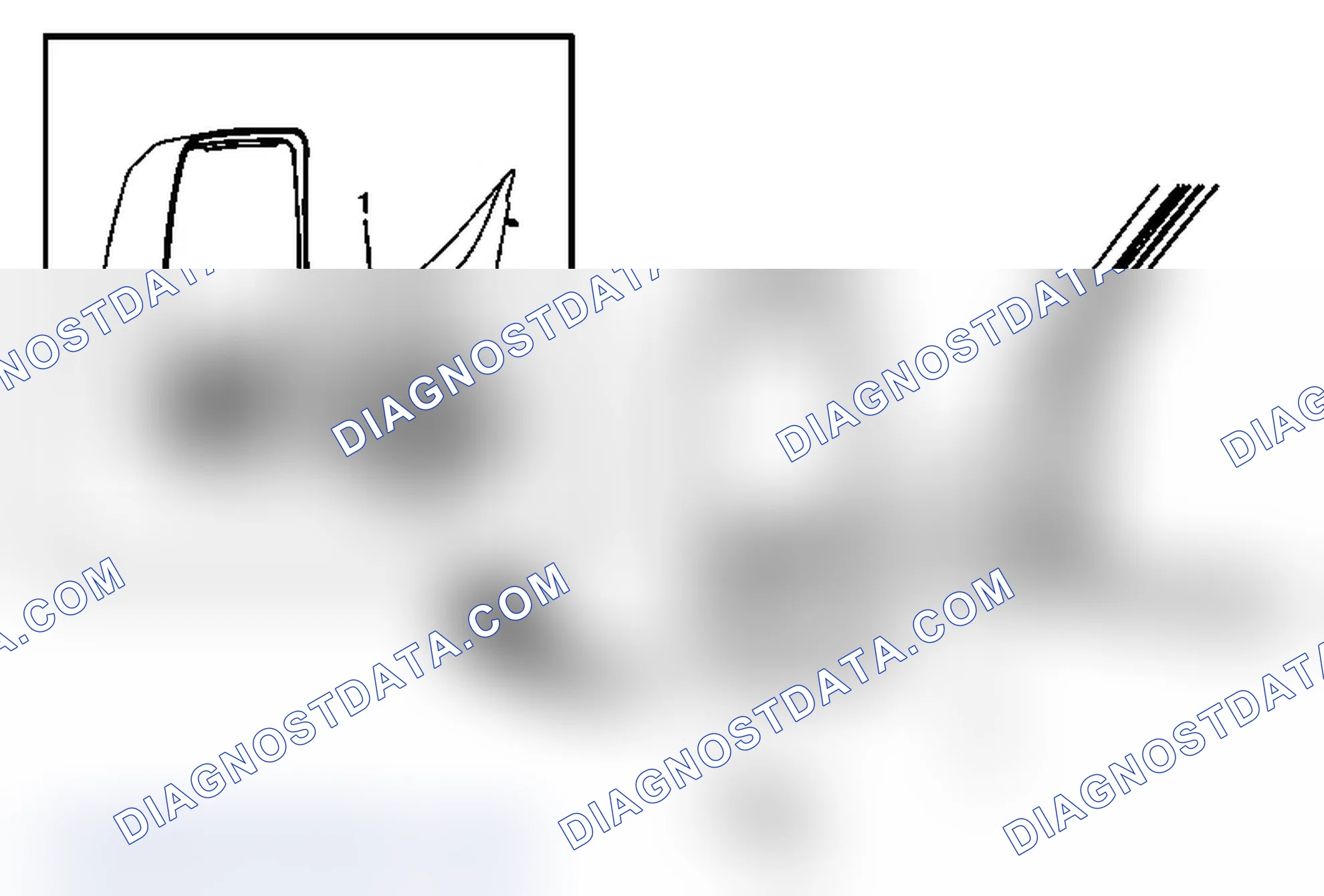 Scheme 4: Outside Rearview Mirror Glass Replacement - Lower