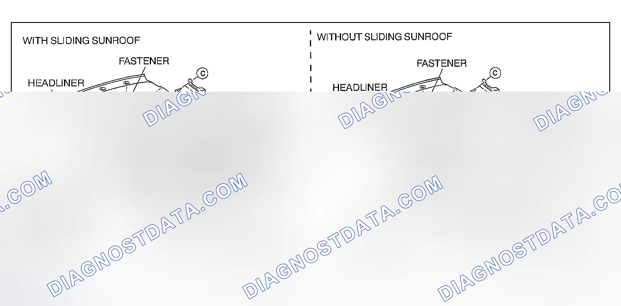 Scheme 39: HEADLINER REMOVAL/INSTALLATION