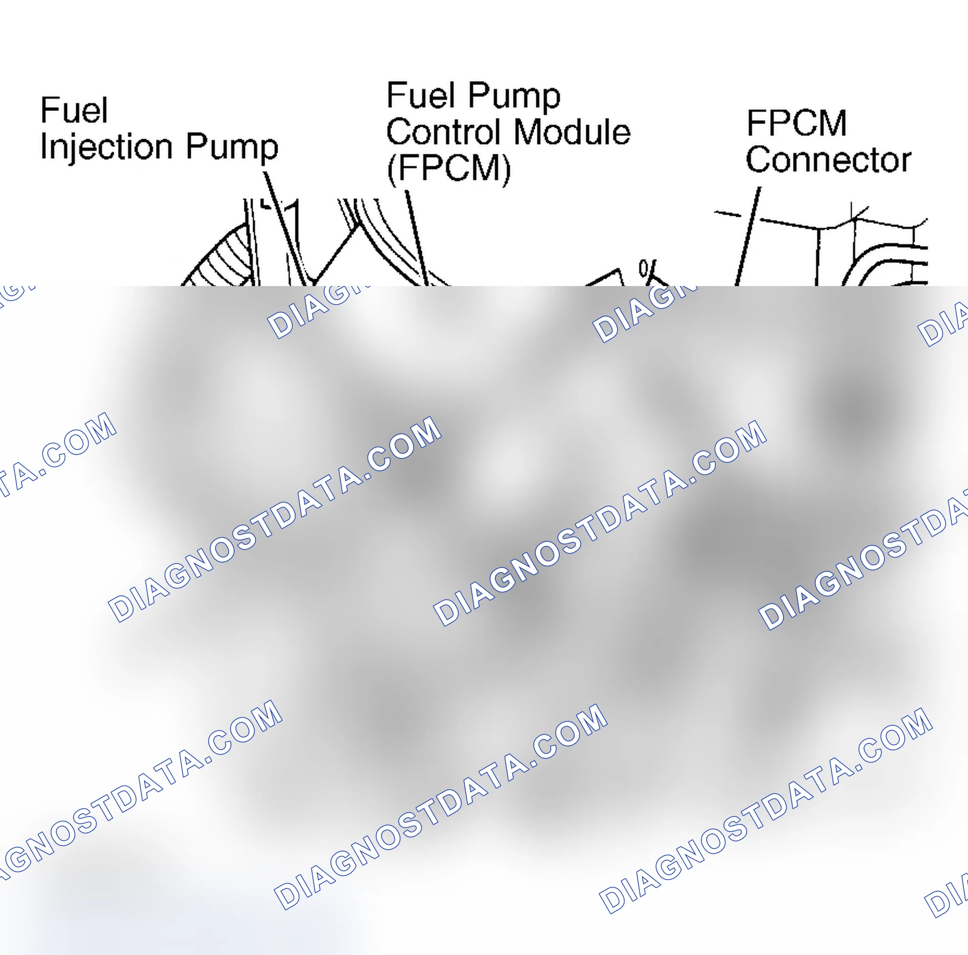 Scheme 738: FUEL PUMP CONTROL MODULE & HARNESS LOCATIONS