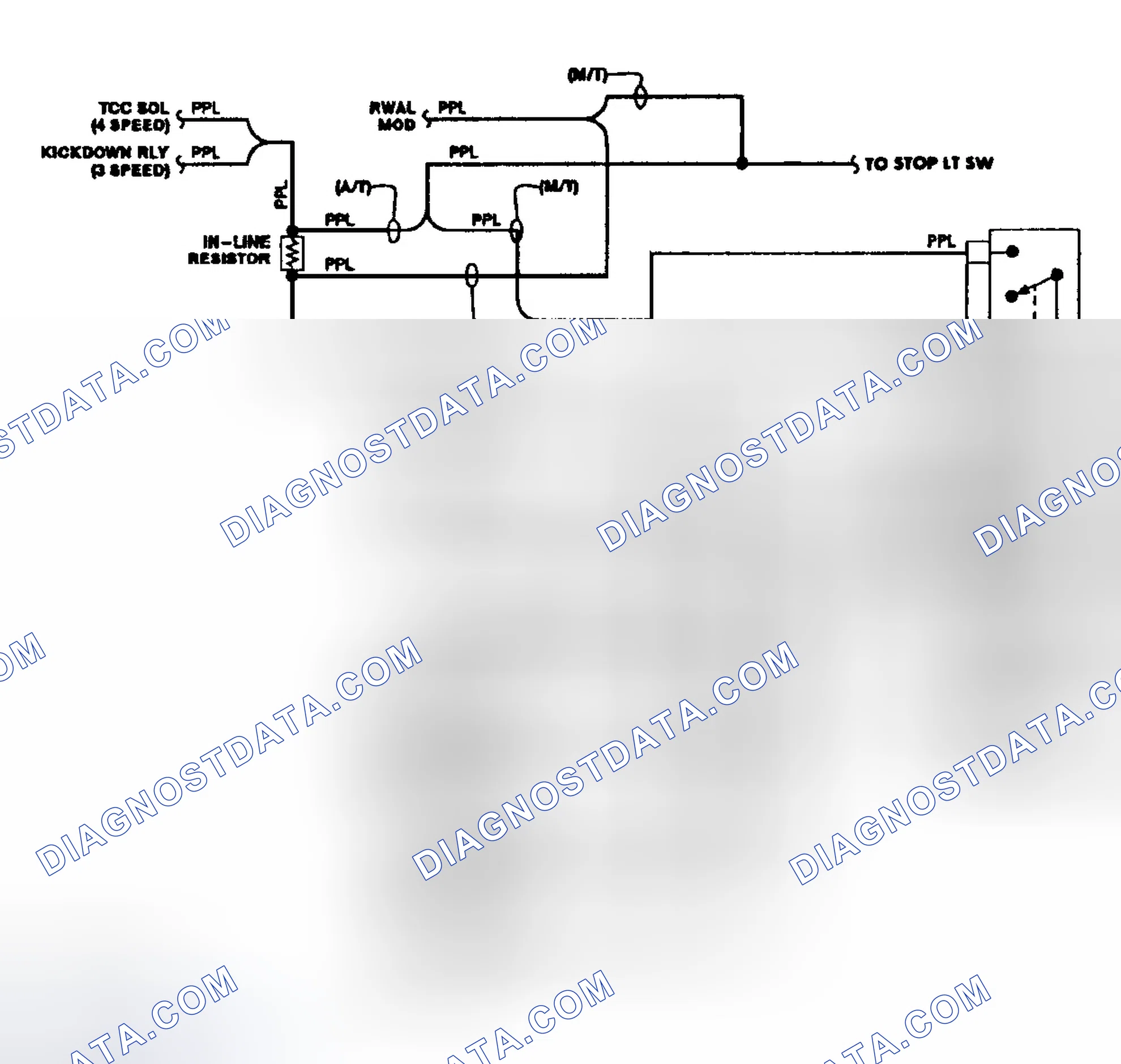 Scheme 3: Transfer Case Circuit (1989)