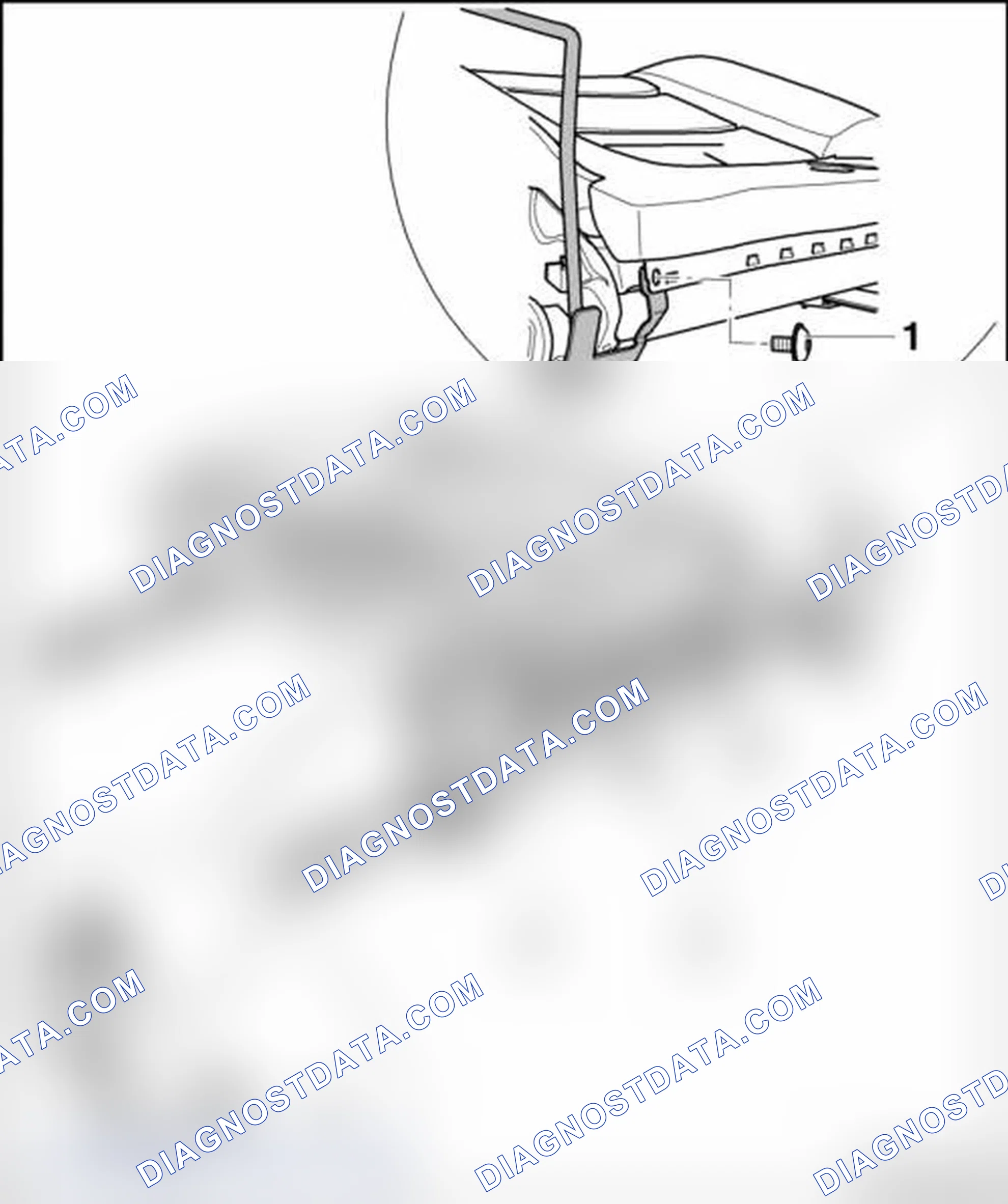 Scheme 104: SILL SIDE TRIM RETAINING BRACKET OVERVIEW