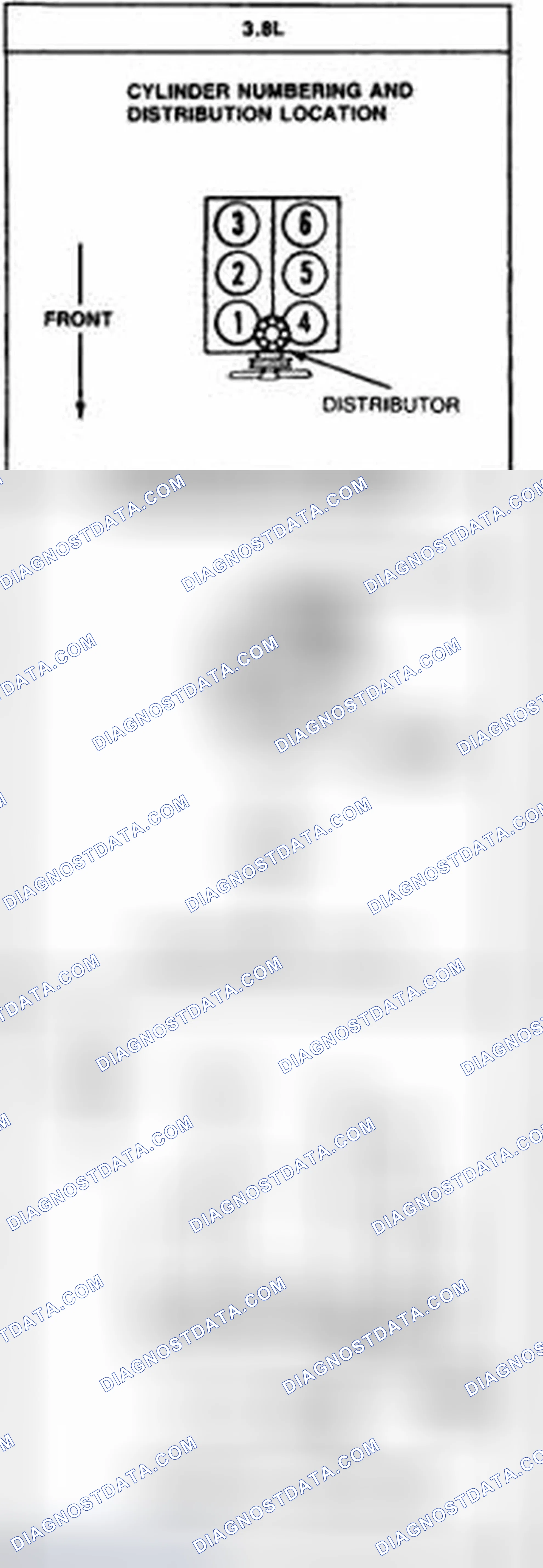Scheme 4: Firing Order & Timing Marks (3.8L - Continental)