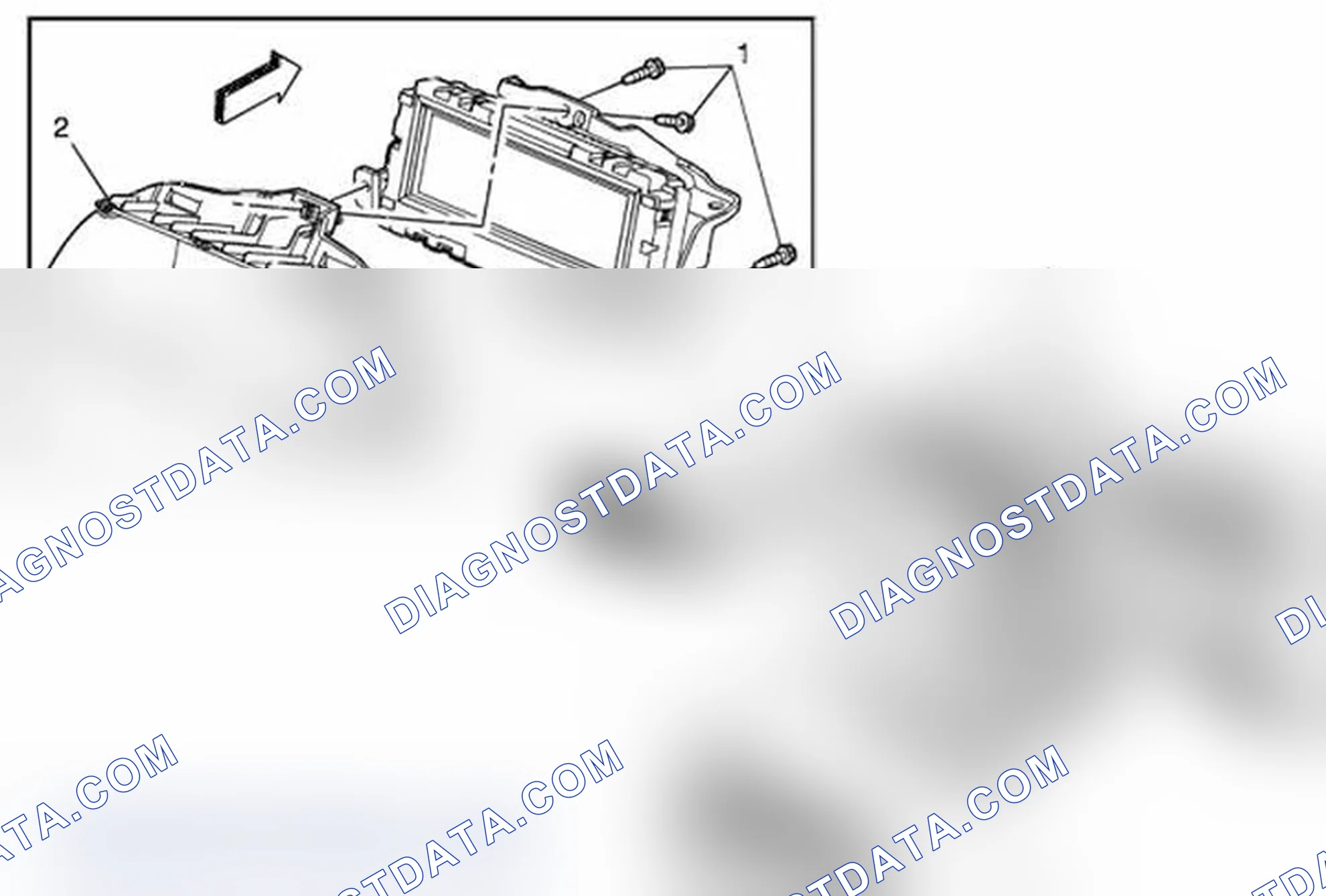 Scheme 108: Instrument Panel Upper Trim Panel Bracket Replacement (UAG)