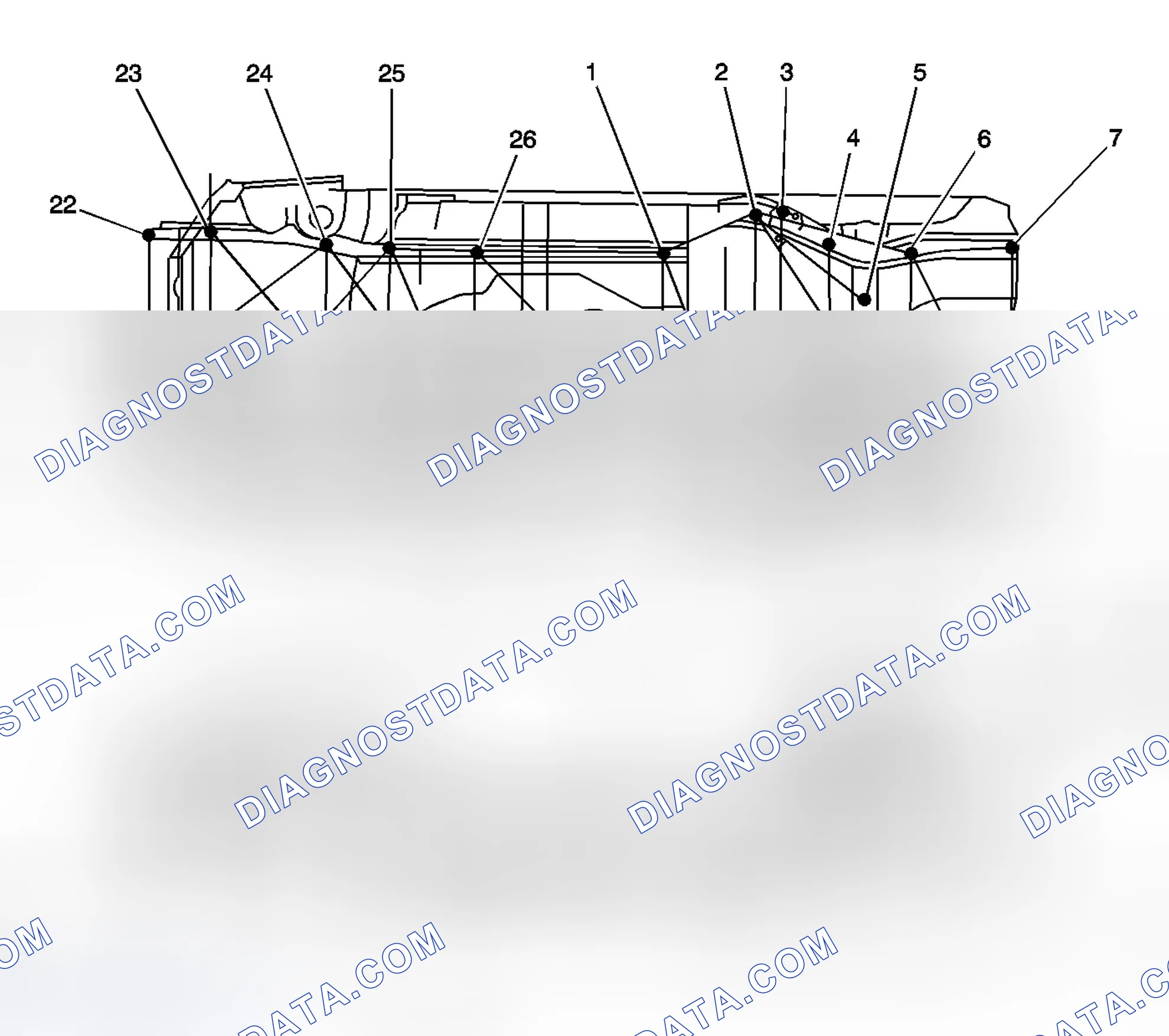 Scheme 2: Underbody Dimensions All-Wheel Drive