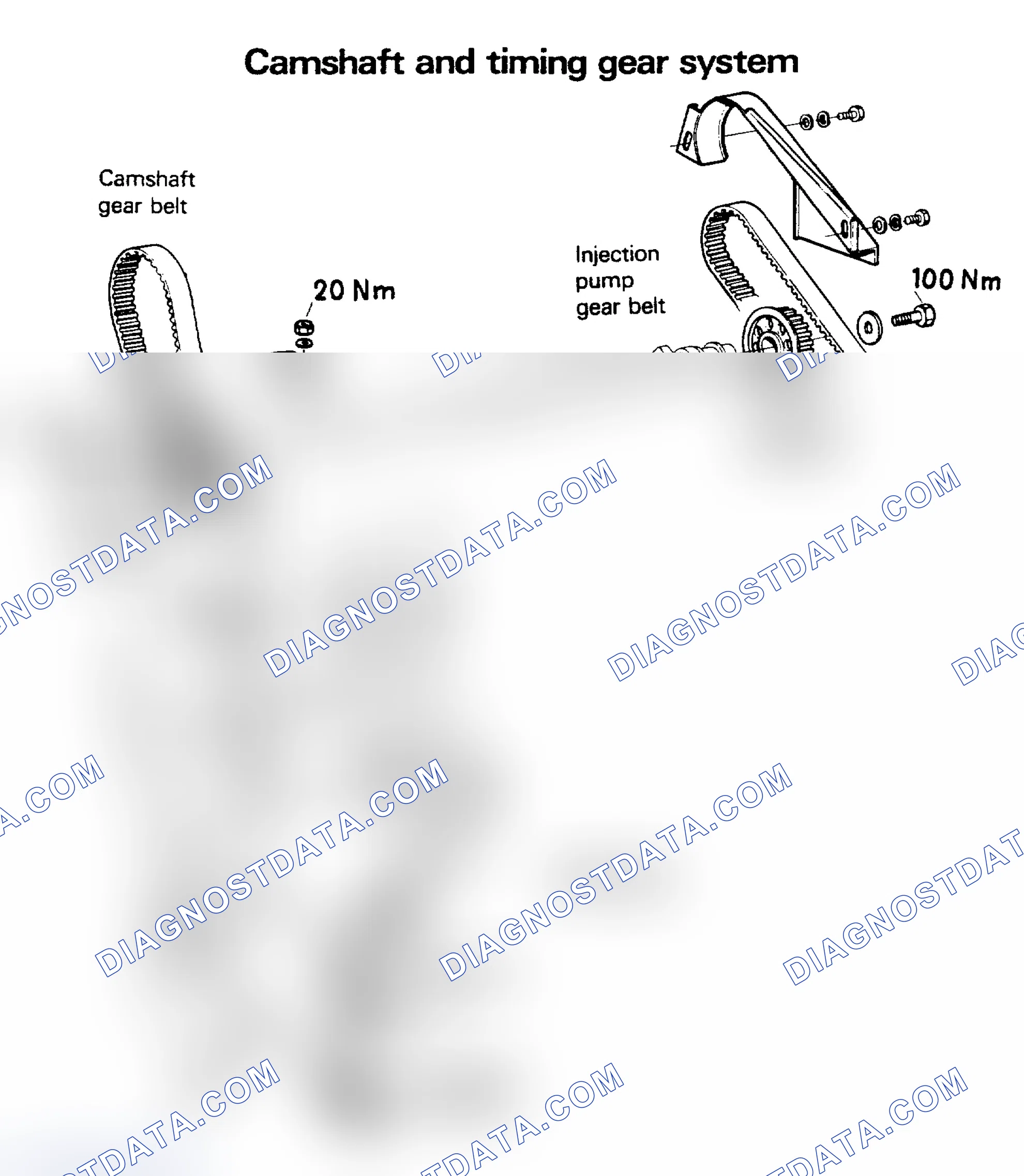 Scheme 9: ALIGNING CAMSHAFT TIMING MARKS