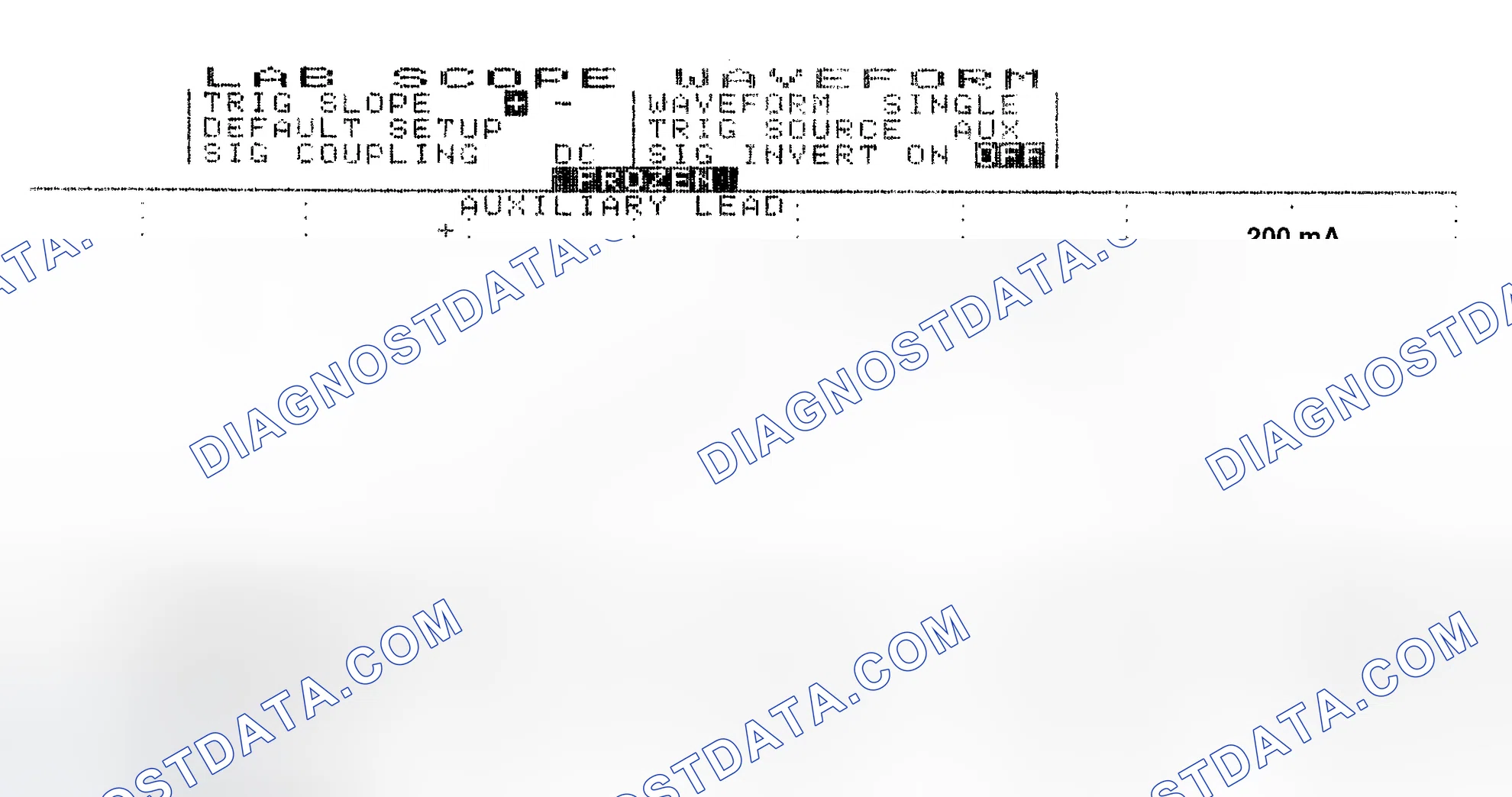 Scheme 13: Single Injector w/Normal Current Flow - Current Pattern