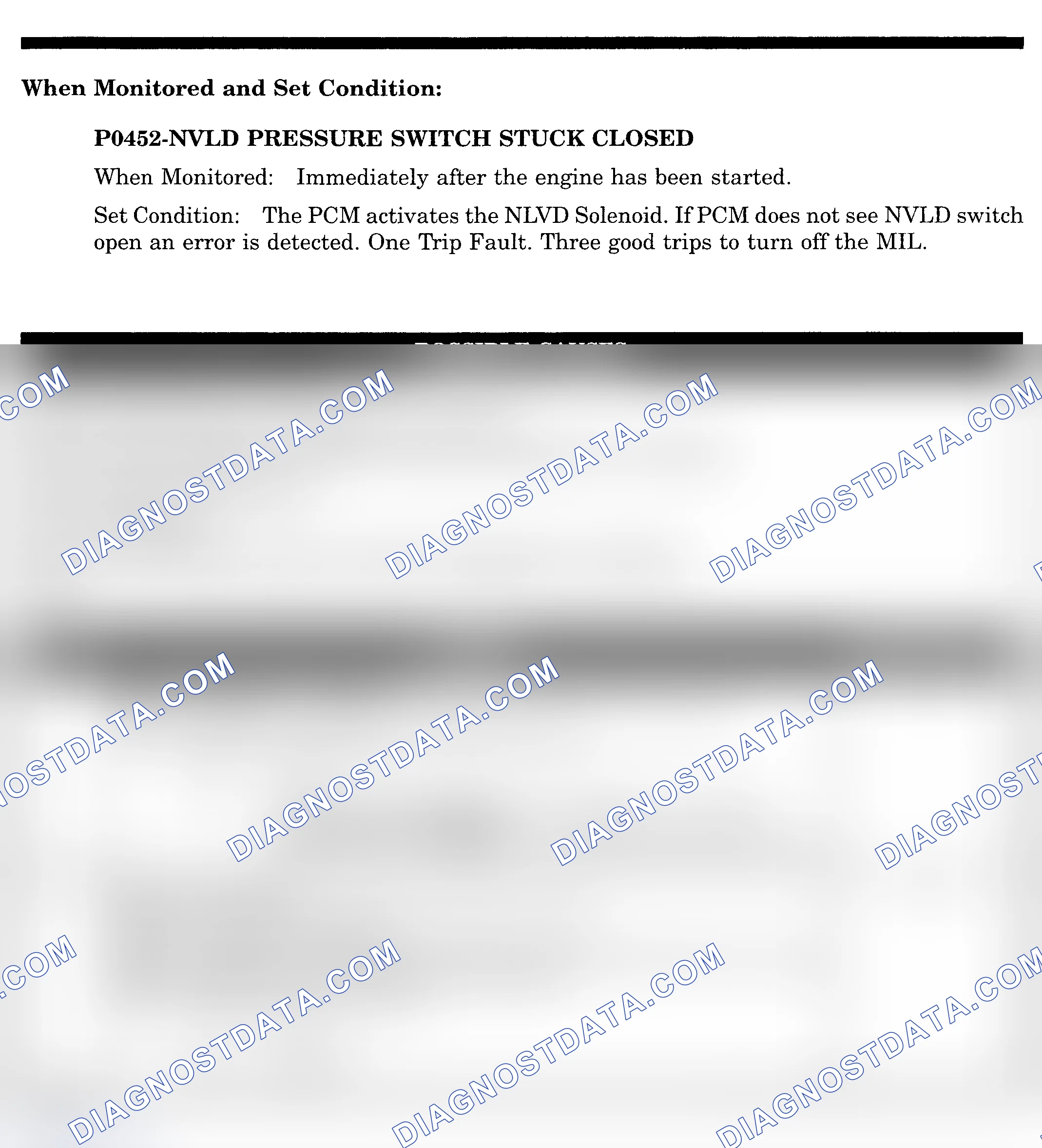 Scheme 381: DTC: P0452: NVLD PRESSURE SWITCH STUCK CLOSED
