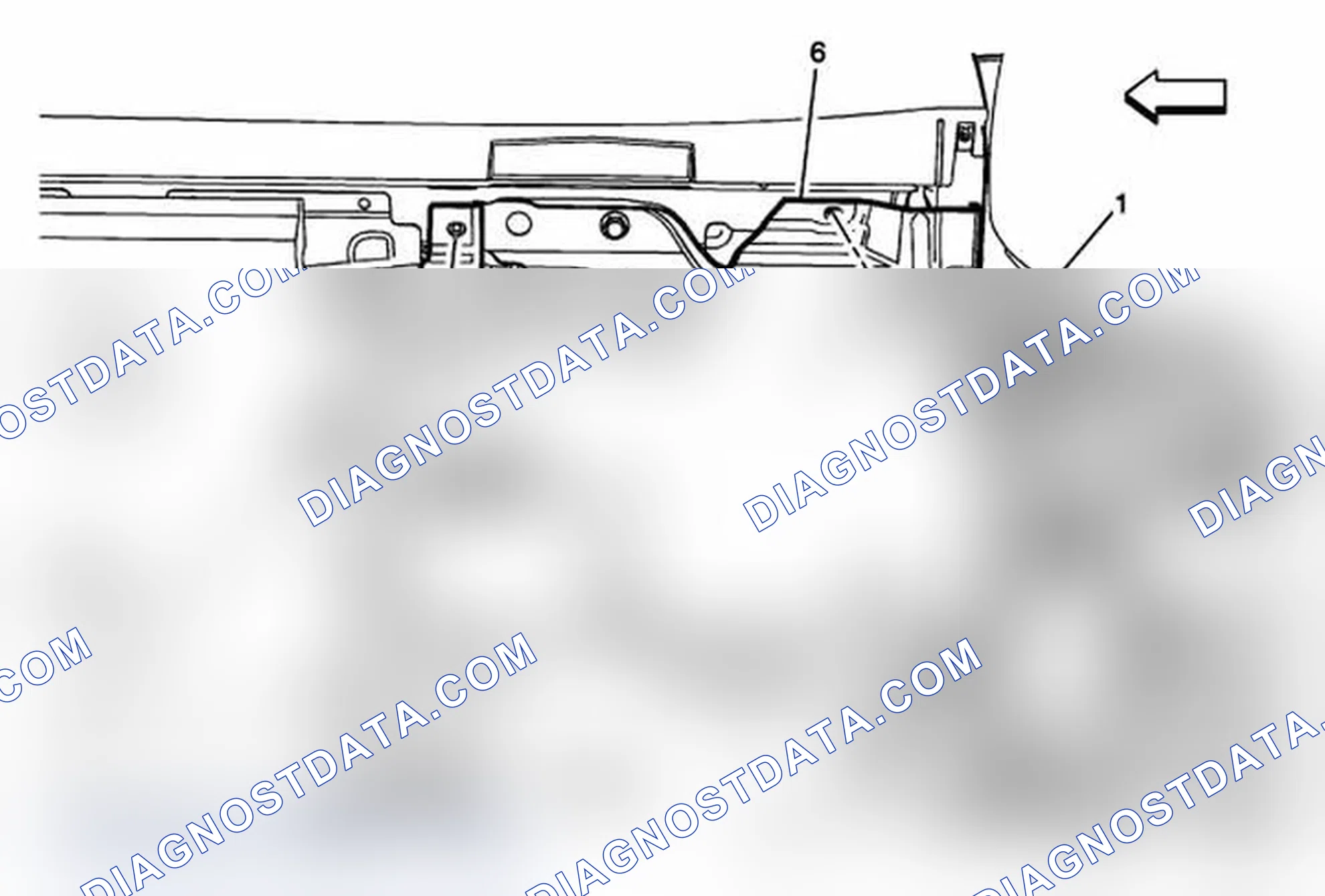 Scheme 4: Underbody Rear Air Deflector Replacement - Left Side